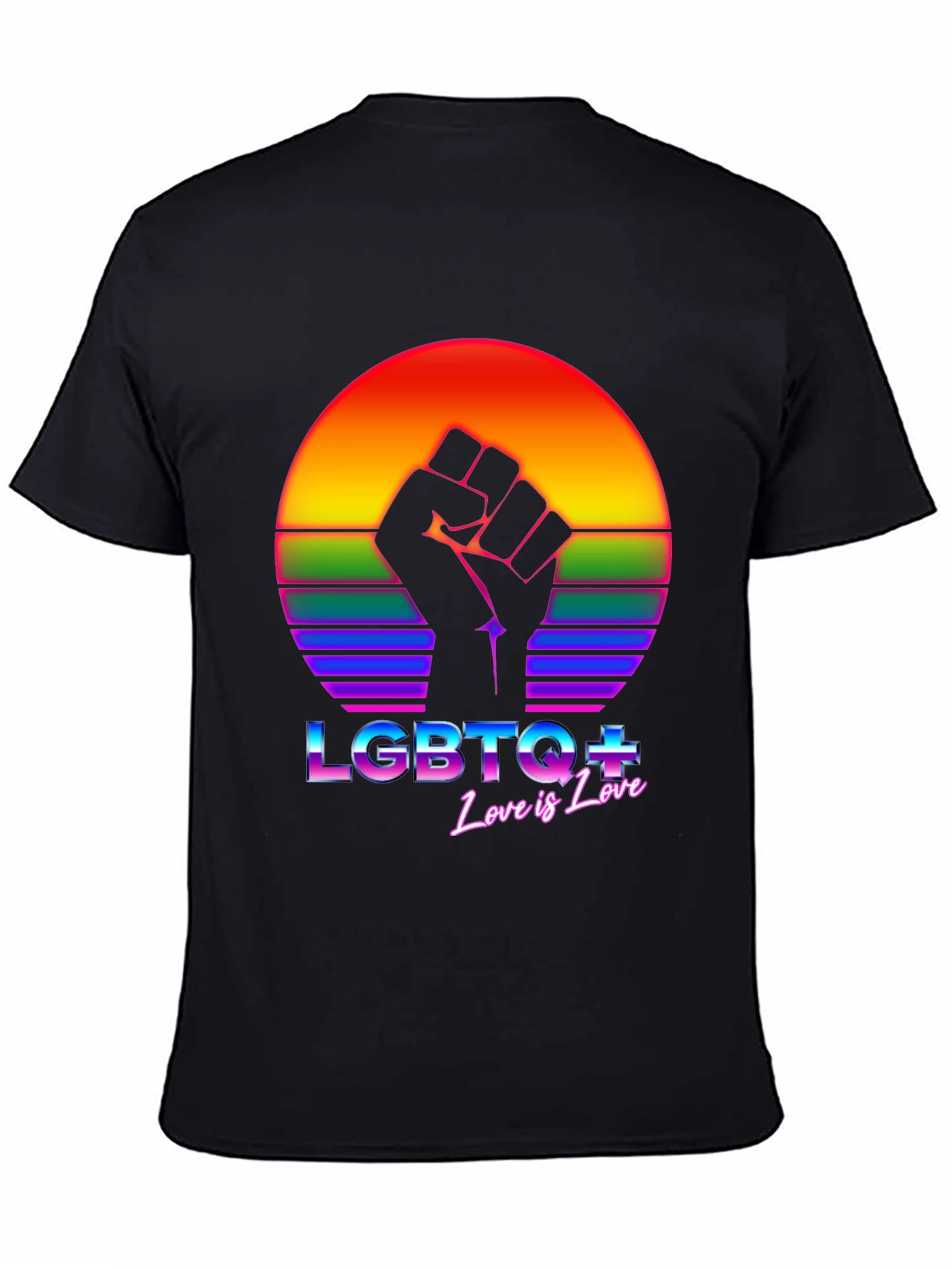 LGBTQ+ Love is Love Graphic T-Shirt - Pride Apparel
