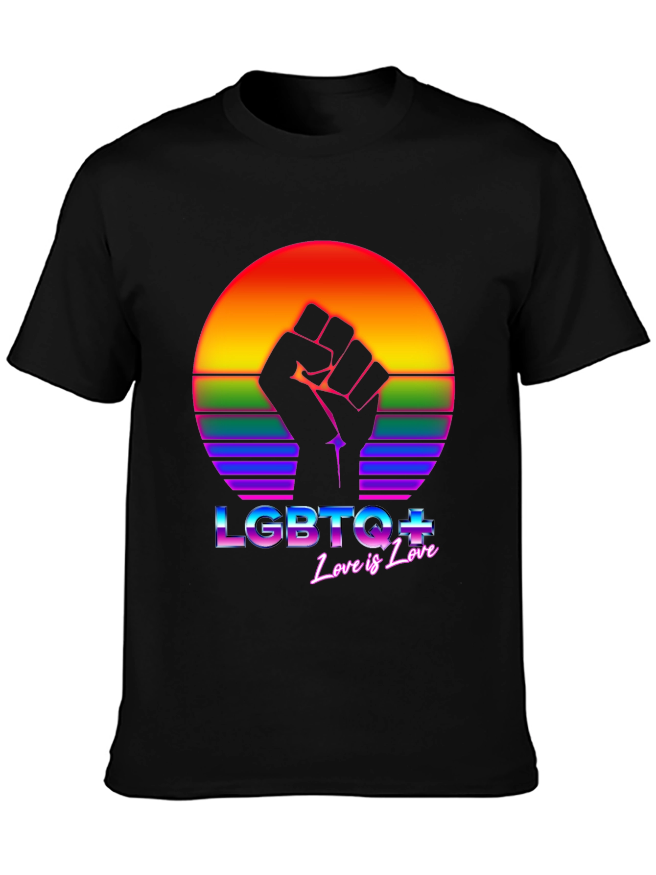 LGBTQ+ Love is Love Graphic T-Shirt - Pride Apparel