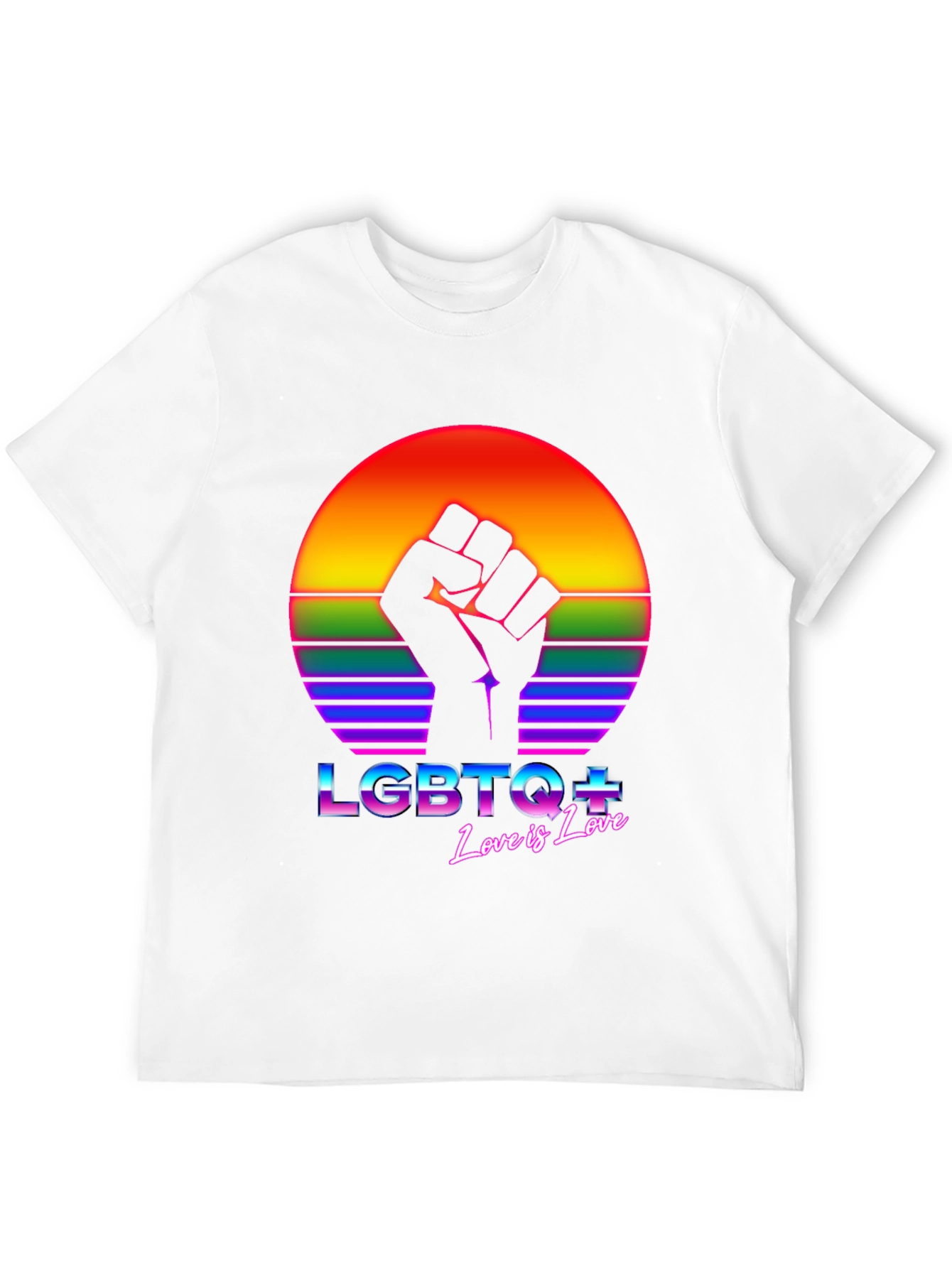 LGBTQ+ Love is Love Graphic T-Shirt - Pride Apparel