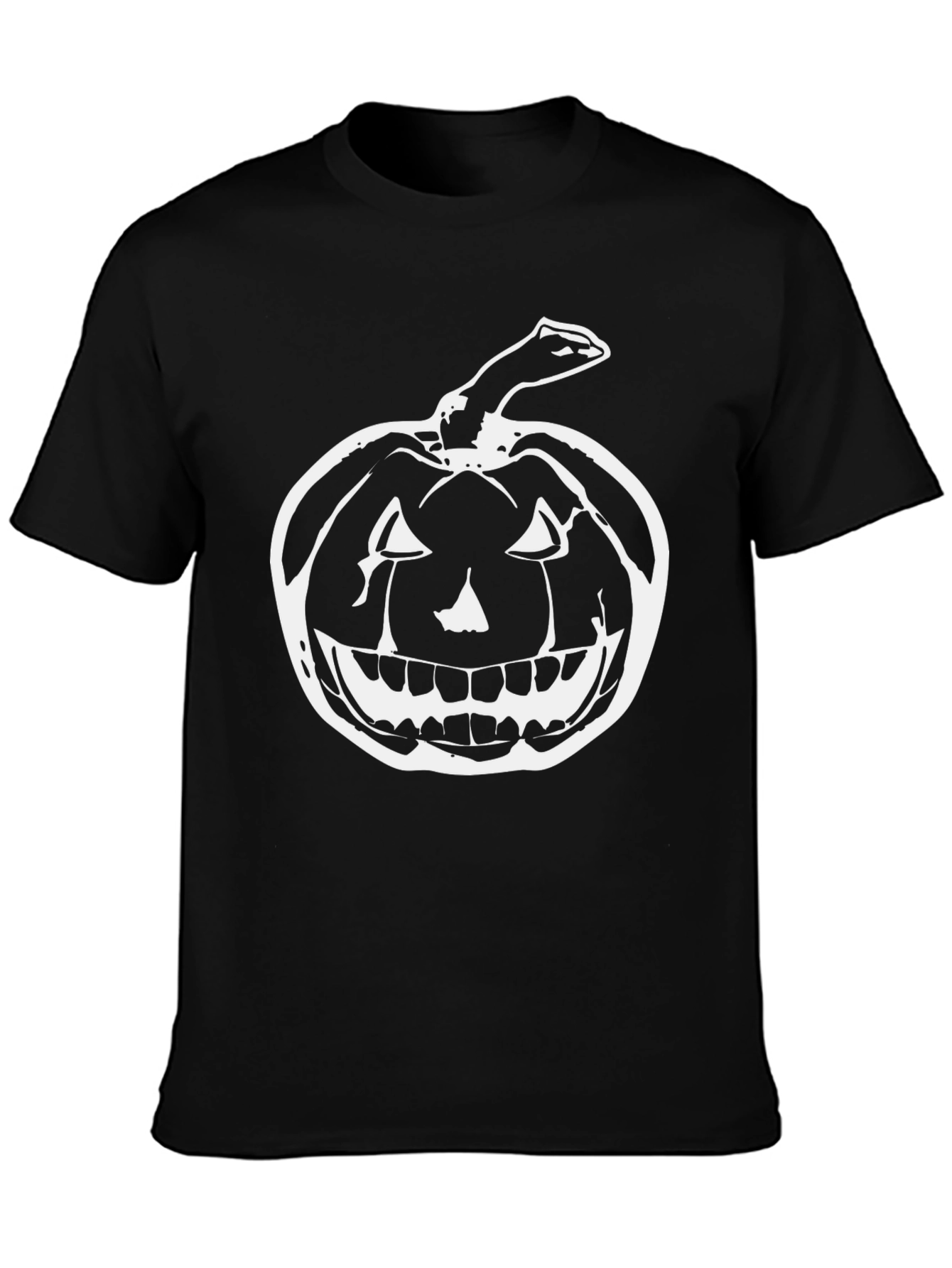 Spooky Pumpkin Graphic Tee - Halloween