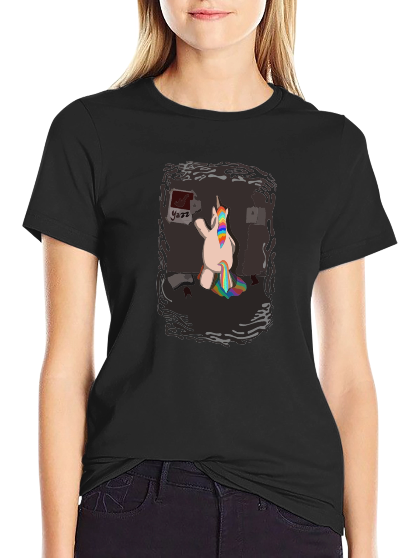 Unicorn Rainbow Poop T-Shirt