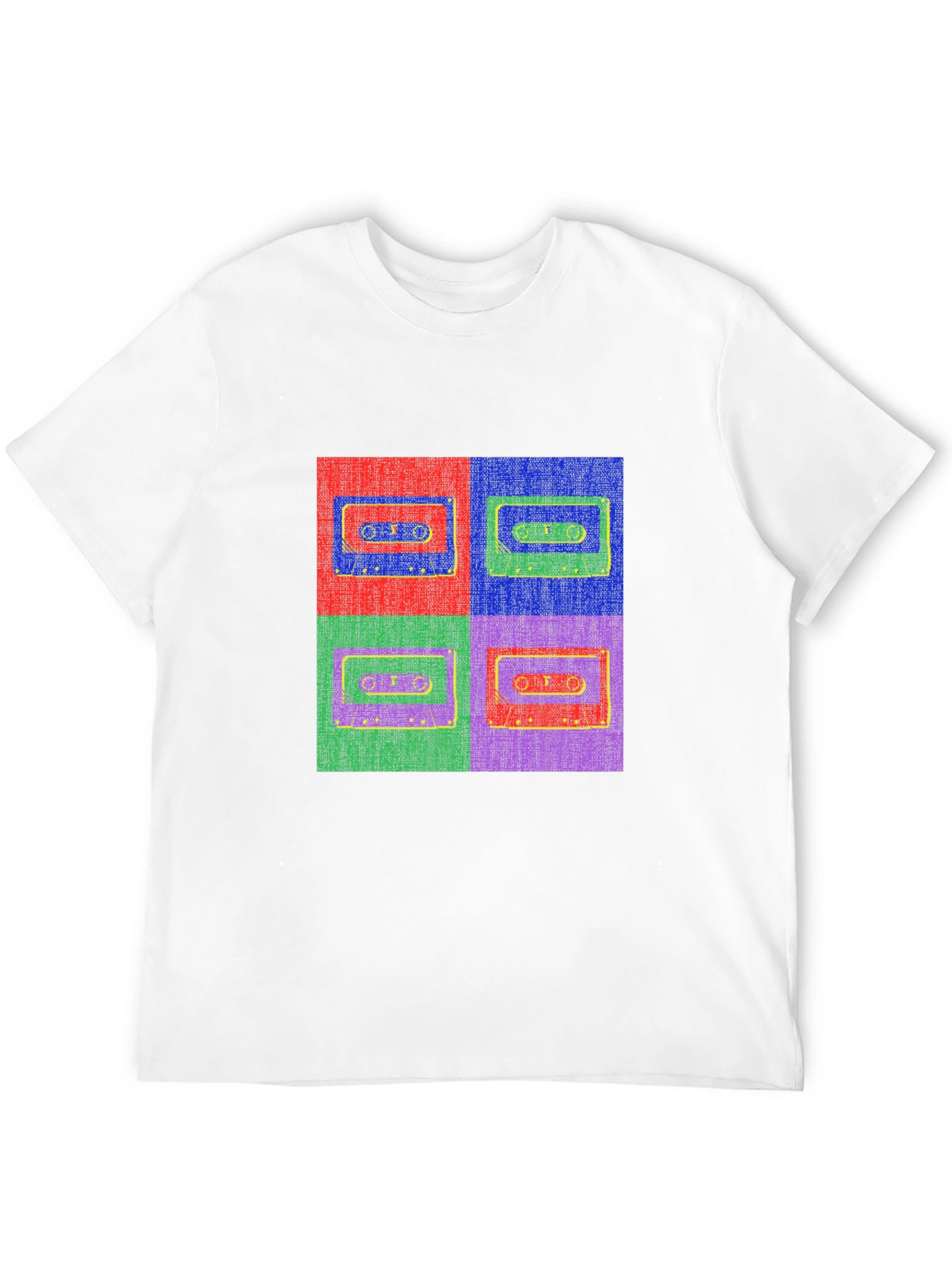Retro Cassette Tape Pop Art Graphic Tee