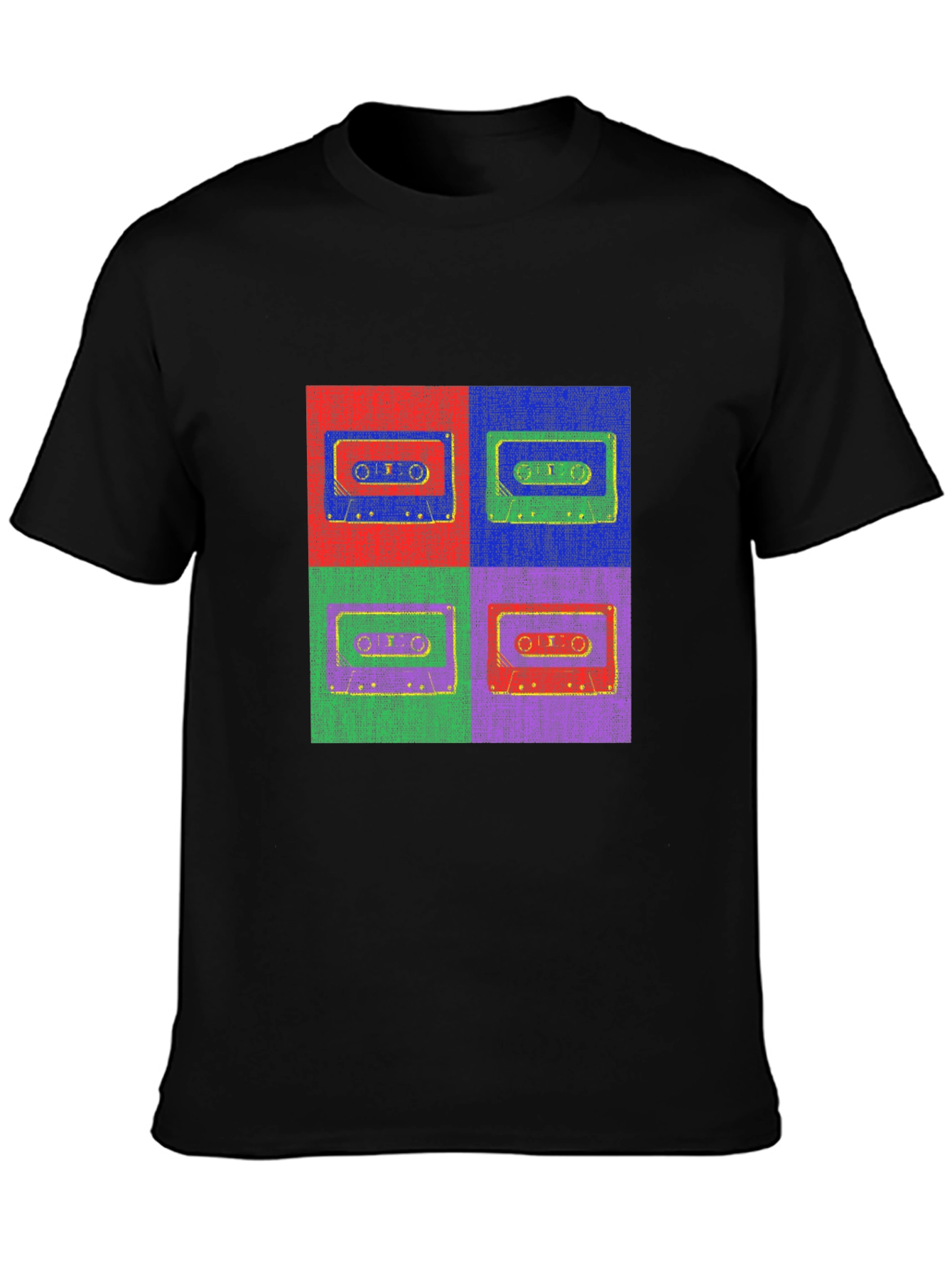 Retro Cassette Tape Pop Art Graphic Tee