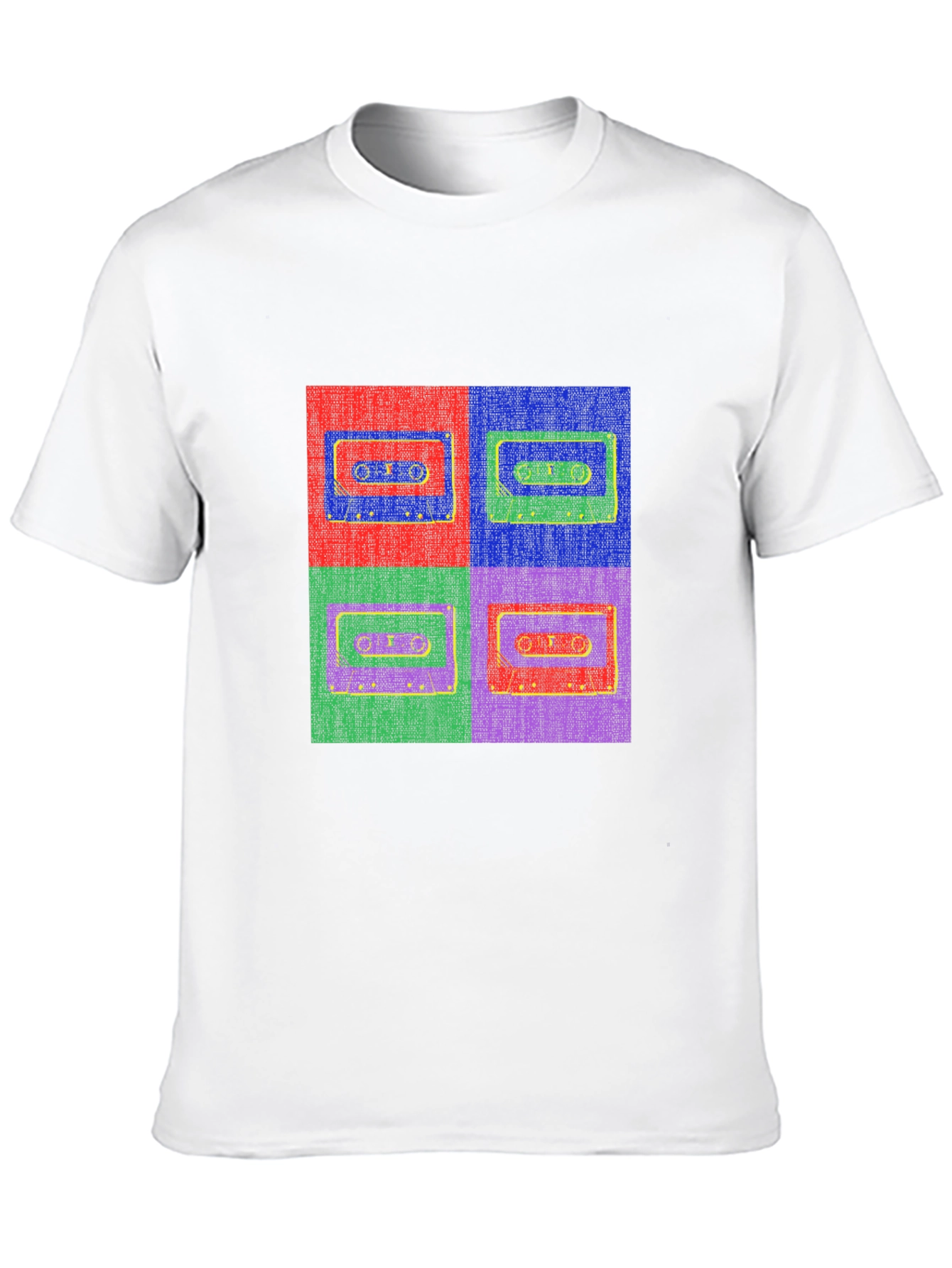 Retro Cassette Tape Pop Art Graphic Tee