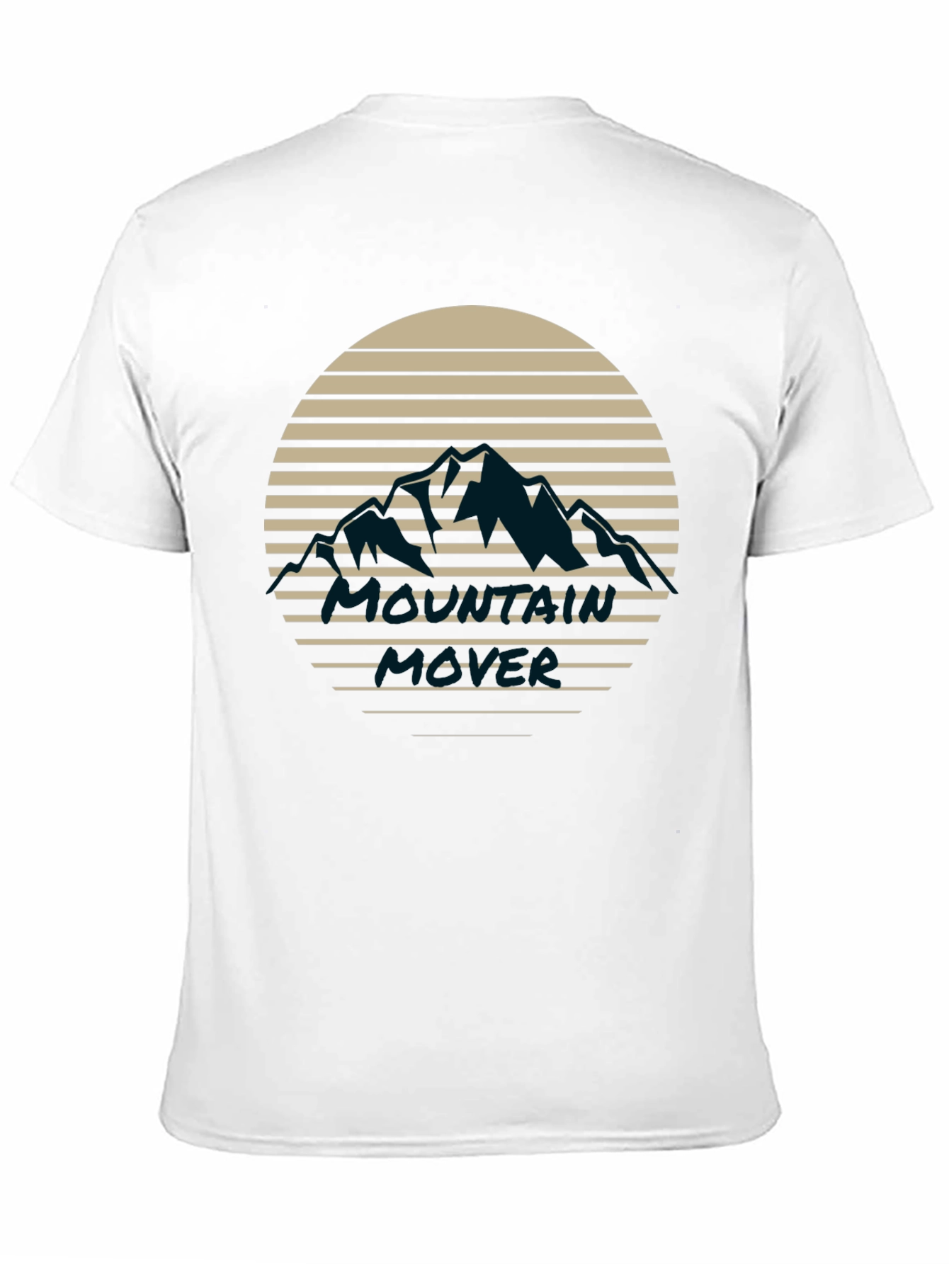 Mountain Sunset Graphic Tee - Black
