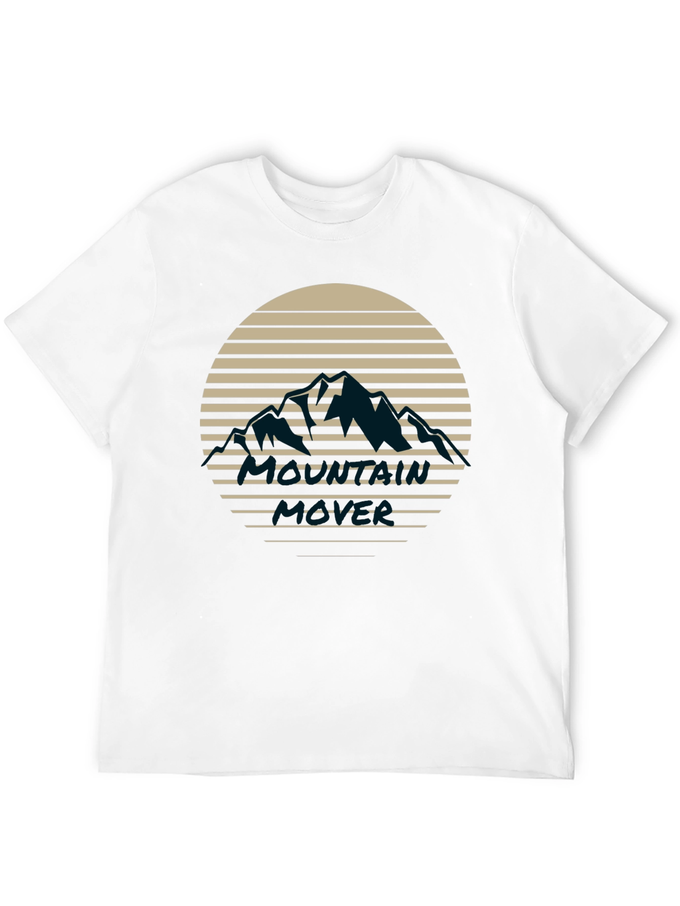 Mountain Sunset Graphic Tee - Black