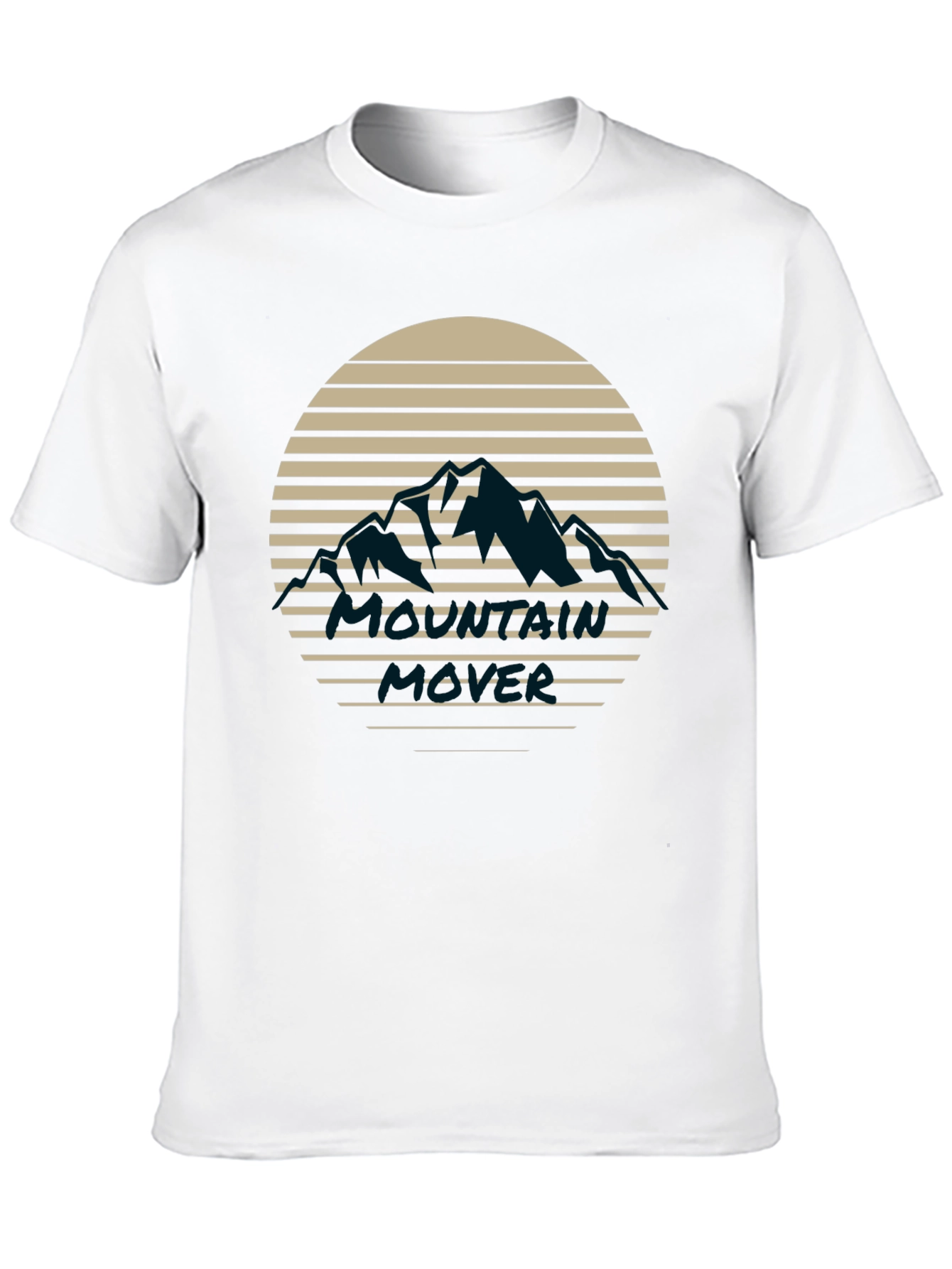 Mountain Sunset Graphic Tee - Black