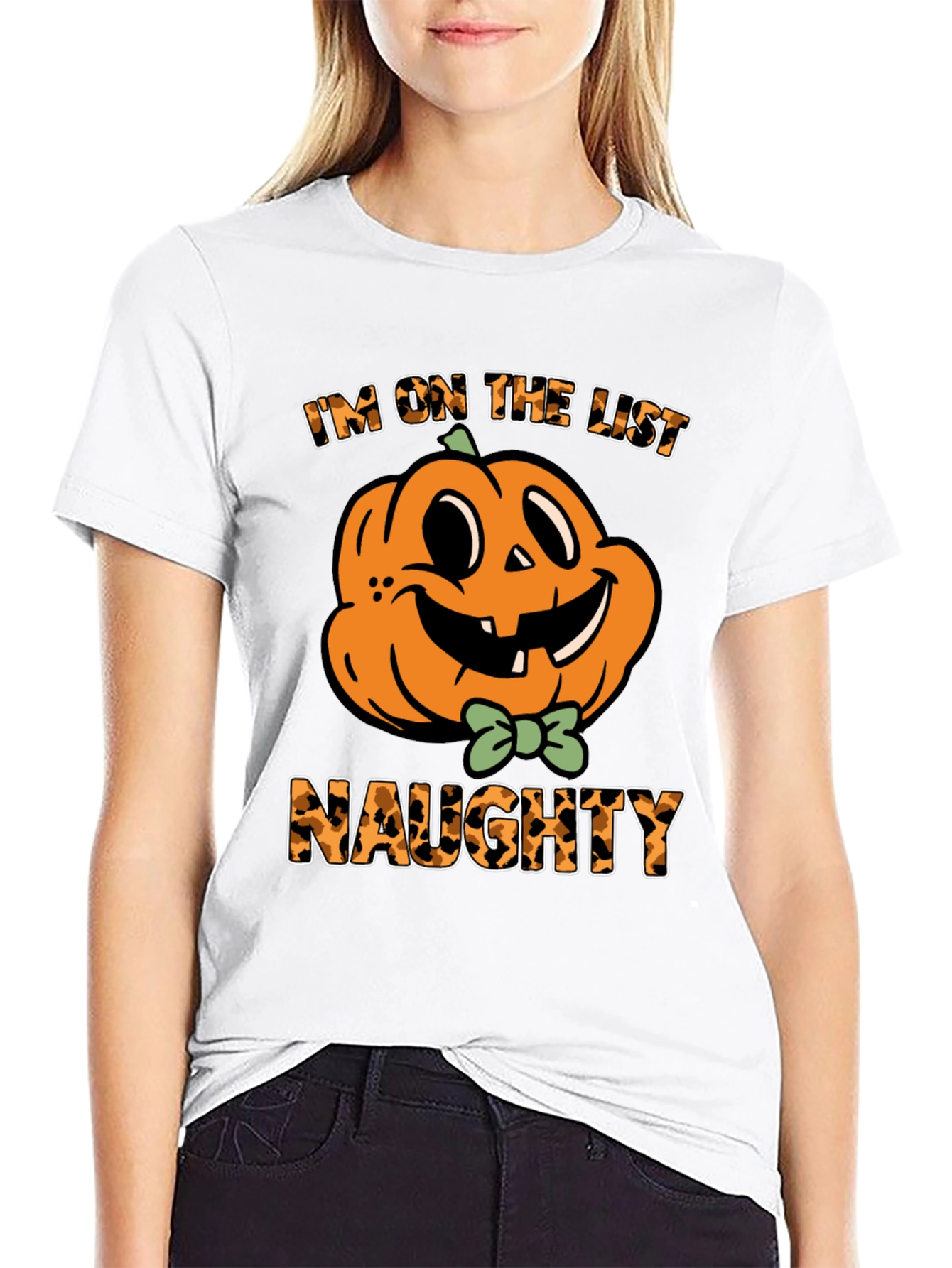 Naughty Halloween T-Shirt Pumpkin