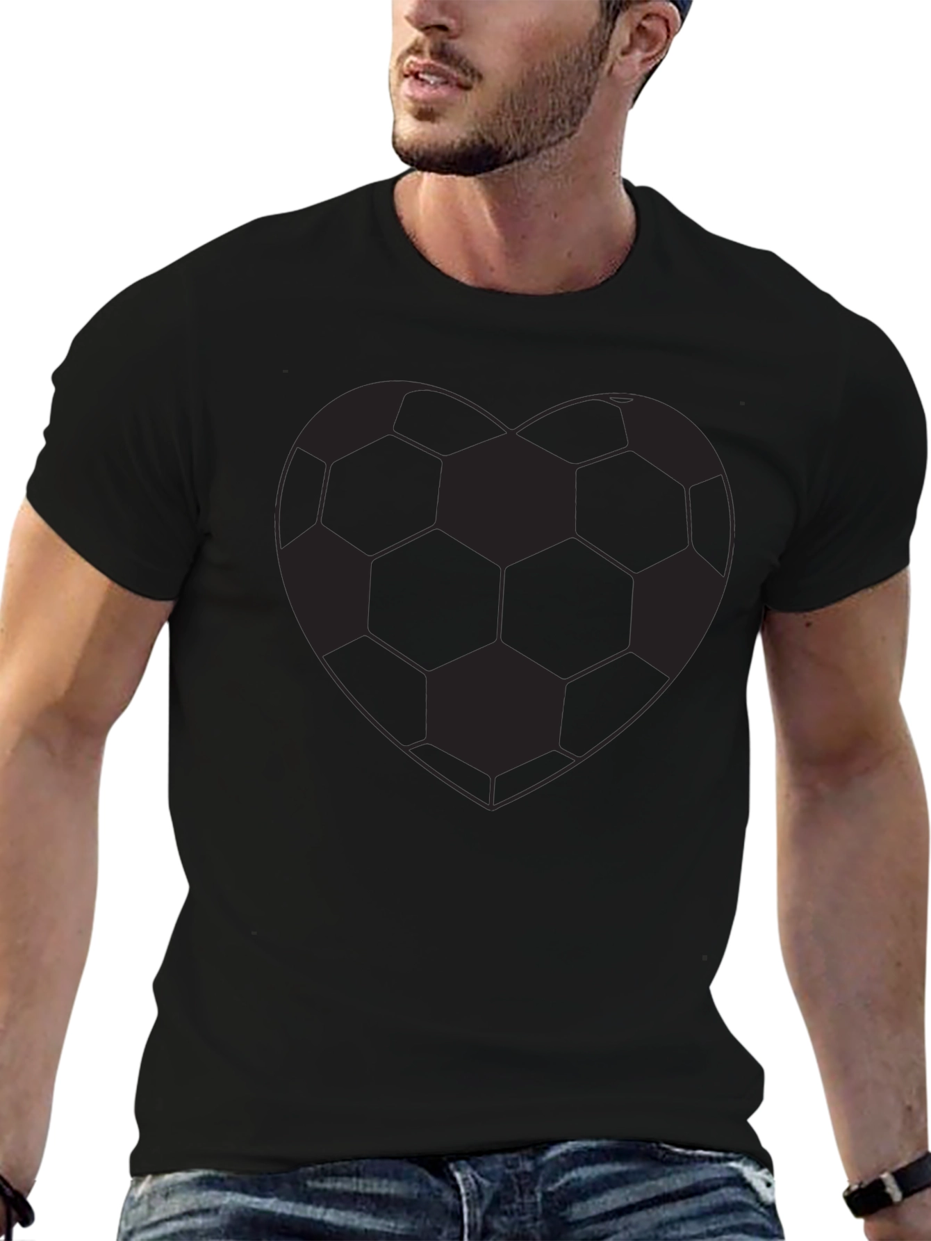Soccer Heartbeat T-Shirt - Passion on Display