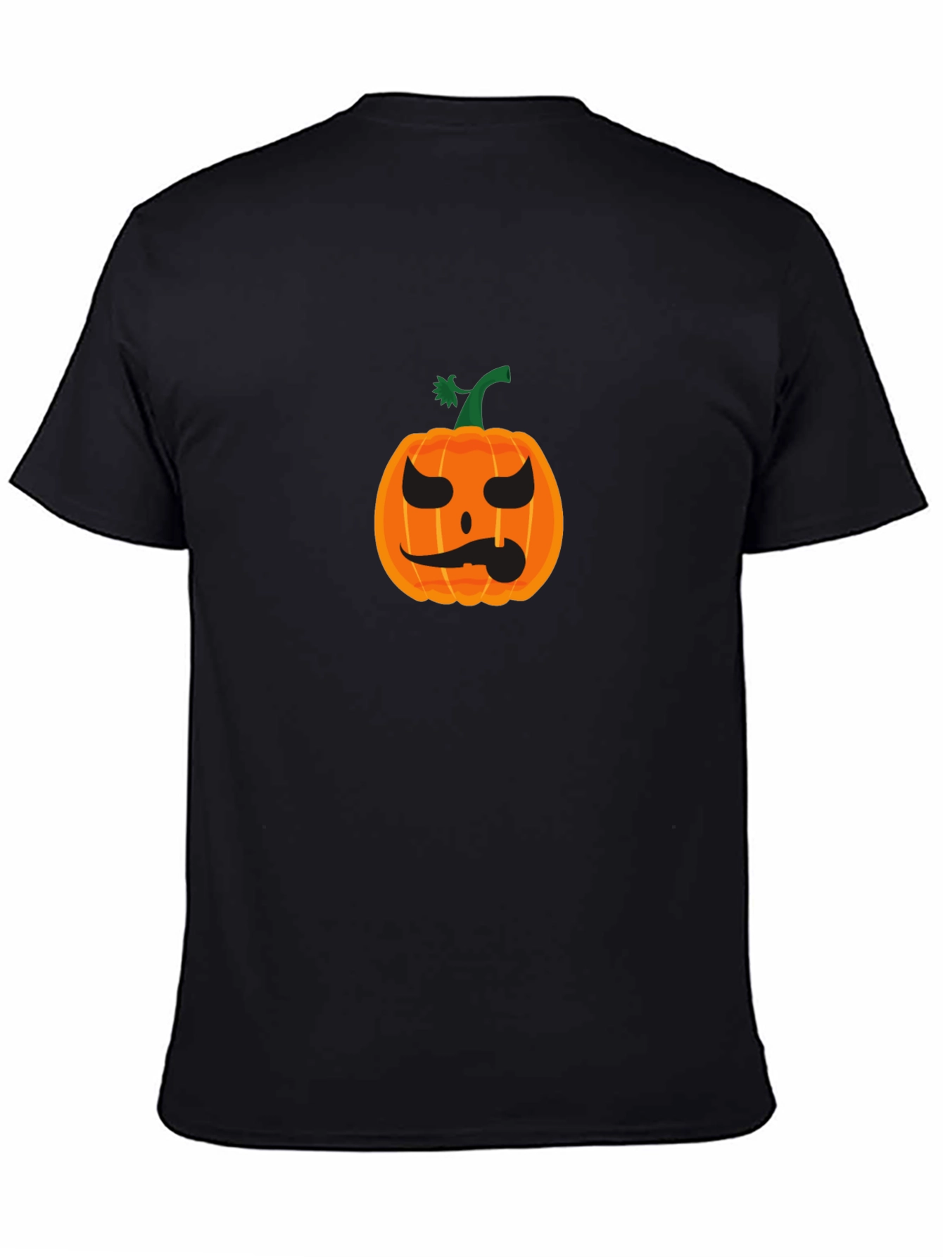 Pumpkin Halloween Black T-Shirt