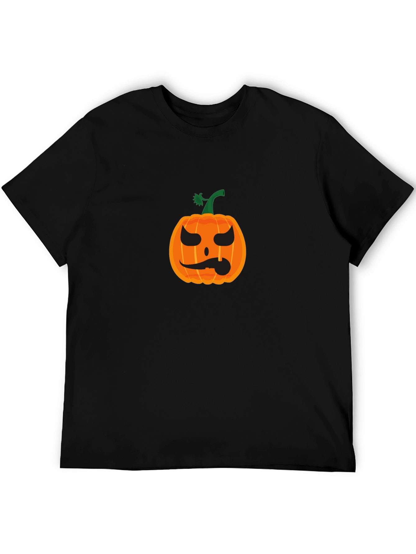 Pumpkin Halloween Black T-Shirt
