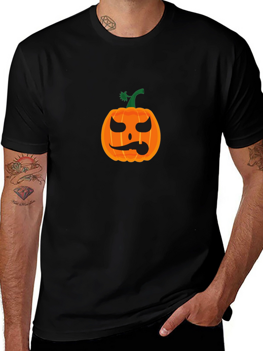Pumpkin Halloween Black T-Shirt