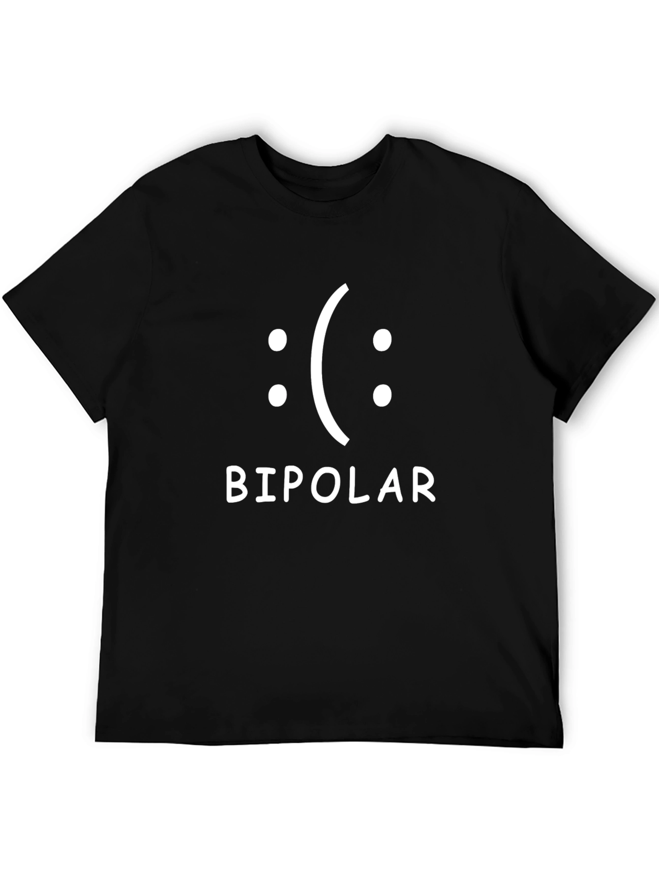 Bipolar Funny Graphic Tee - Black T-Shirt