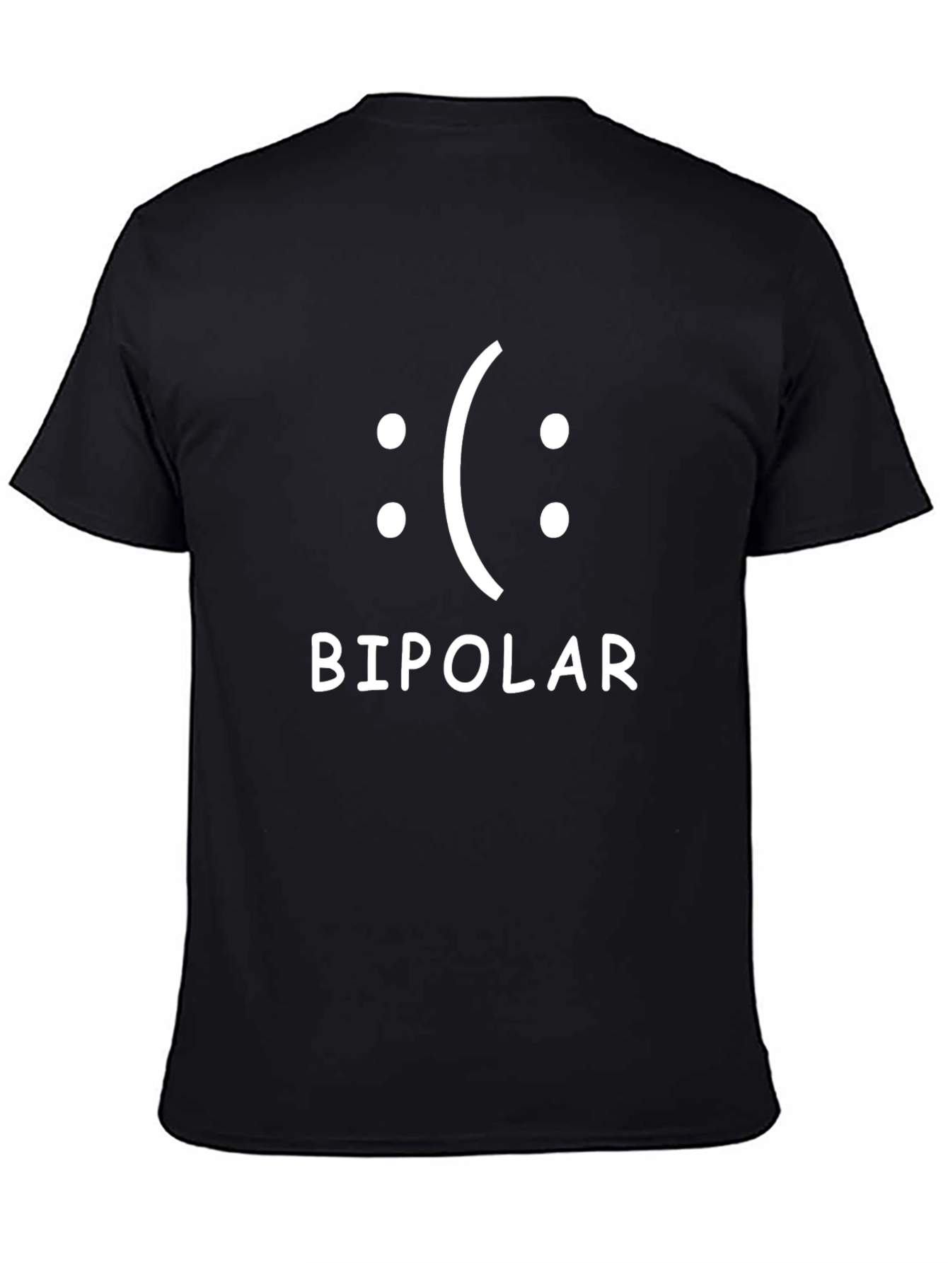 Bipolar Funny Graphic Tee - Black T-Shirt
