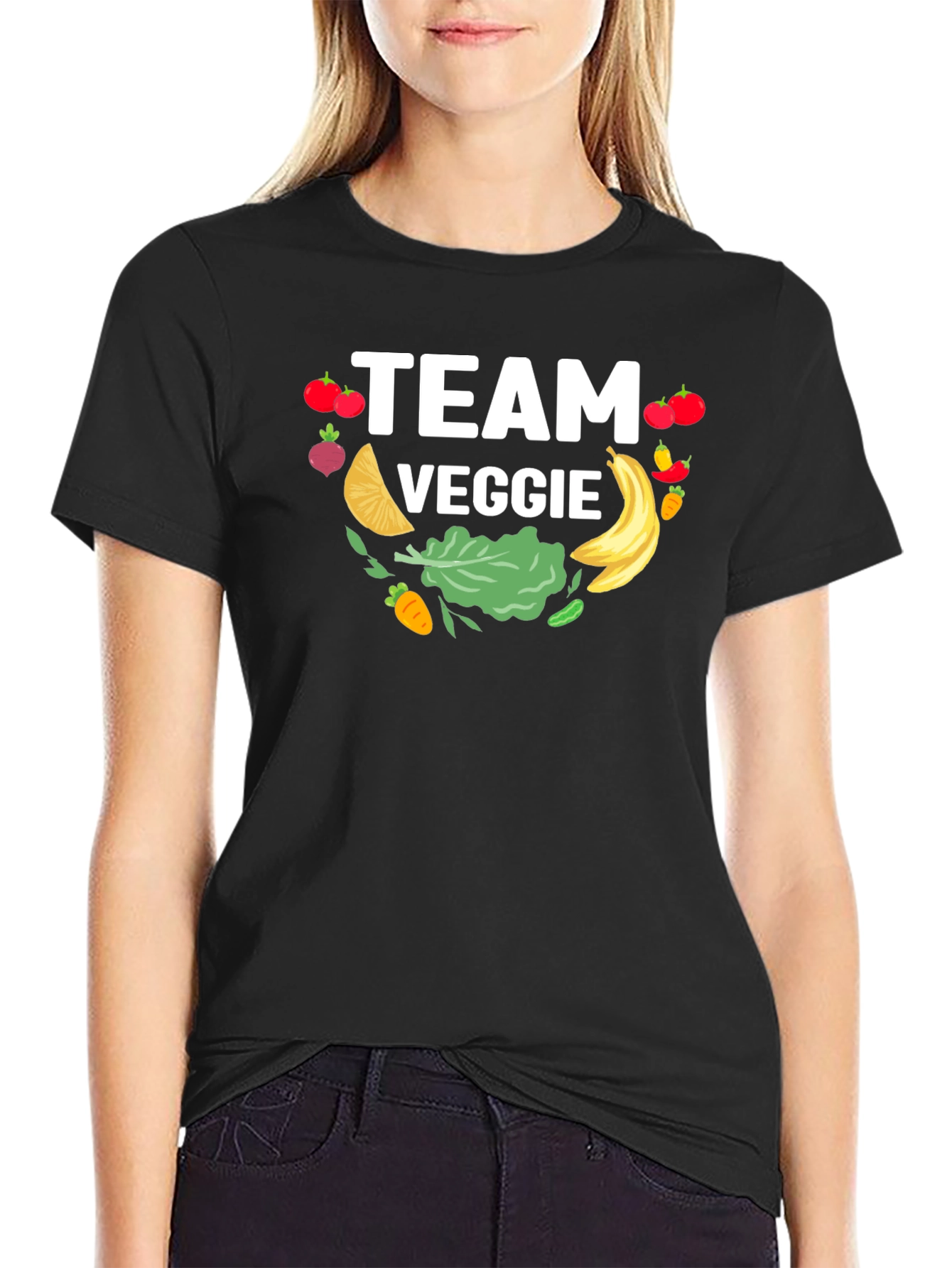 Team Veggie Graphic T-Shirt - Vegan Lifestyle Tee