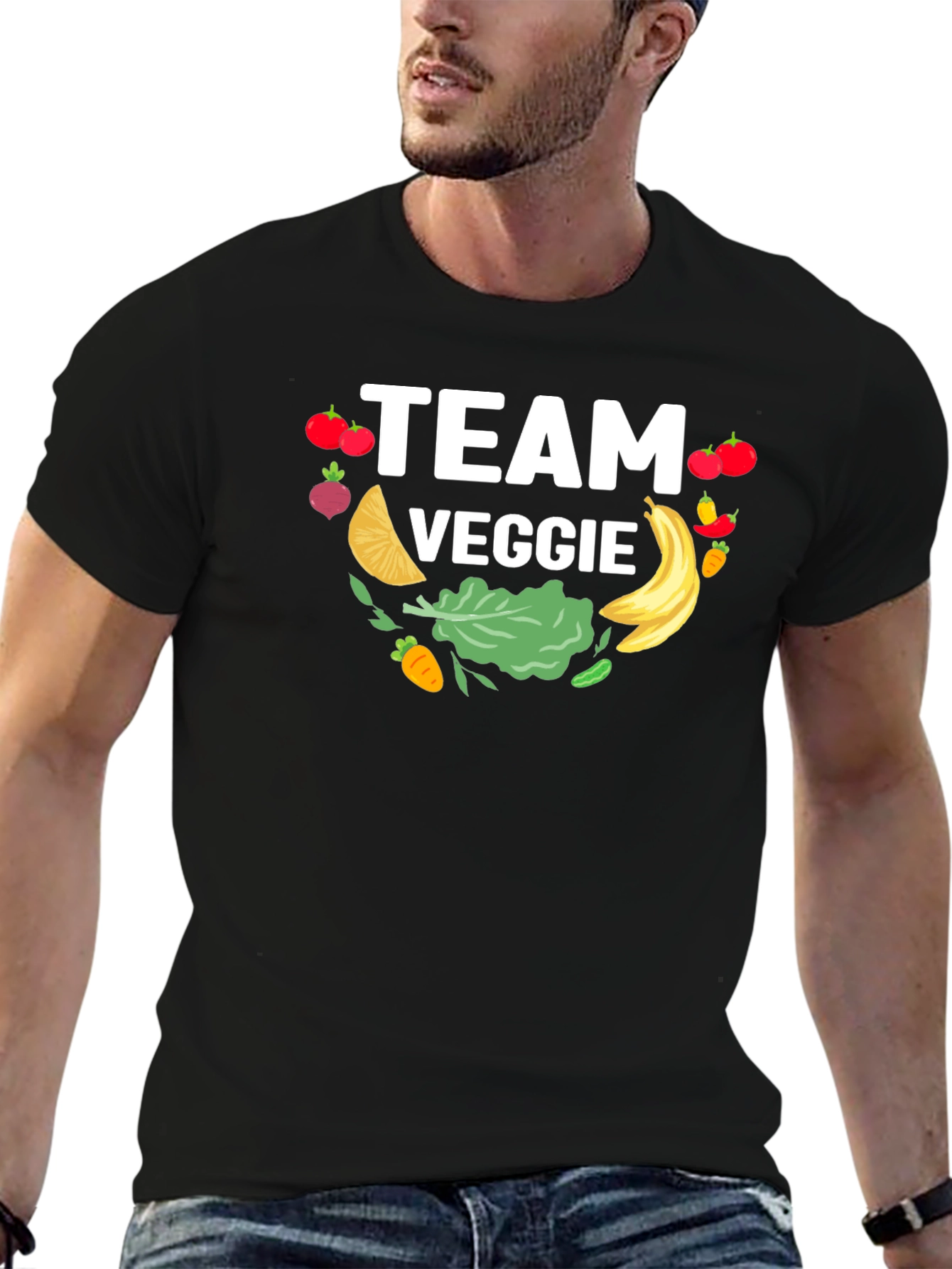 Team Veggie Graphic T-Shirt - Vegan Lifestyle Tee