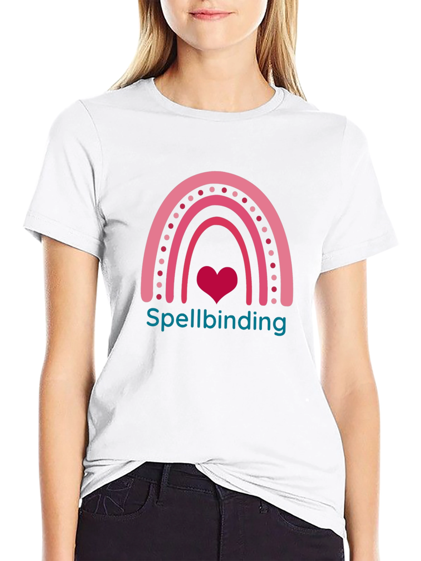 Spellbinding Heart Rainbow Graphic T-Shirt