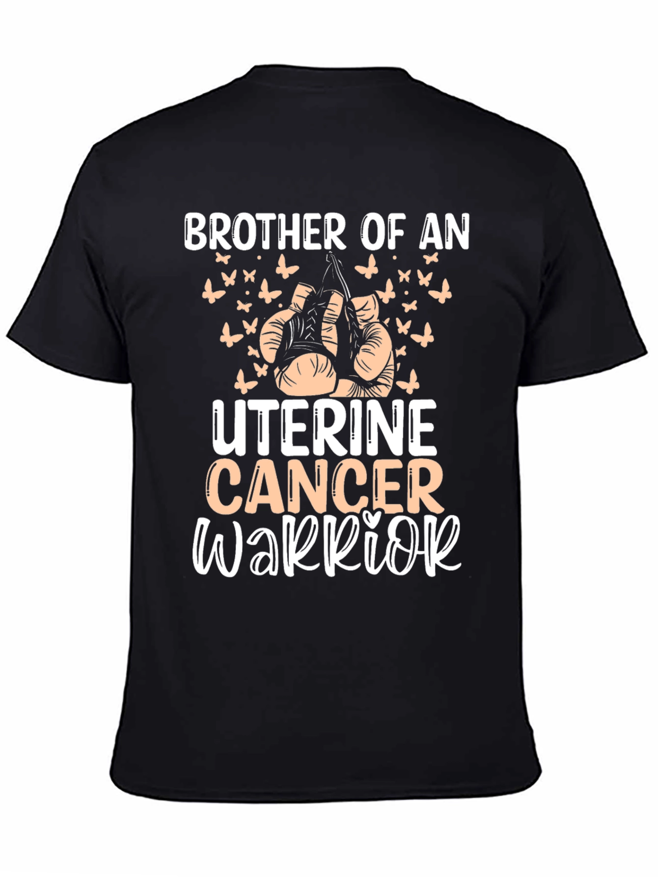 Uterine Cancer Warrior T-Shirt - Brother Support