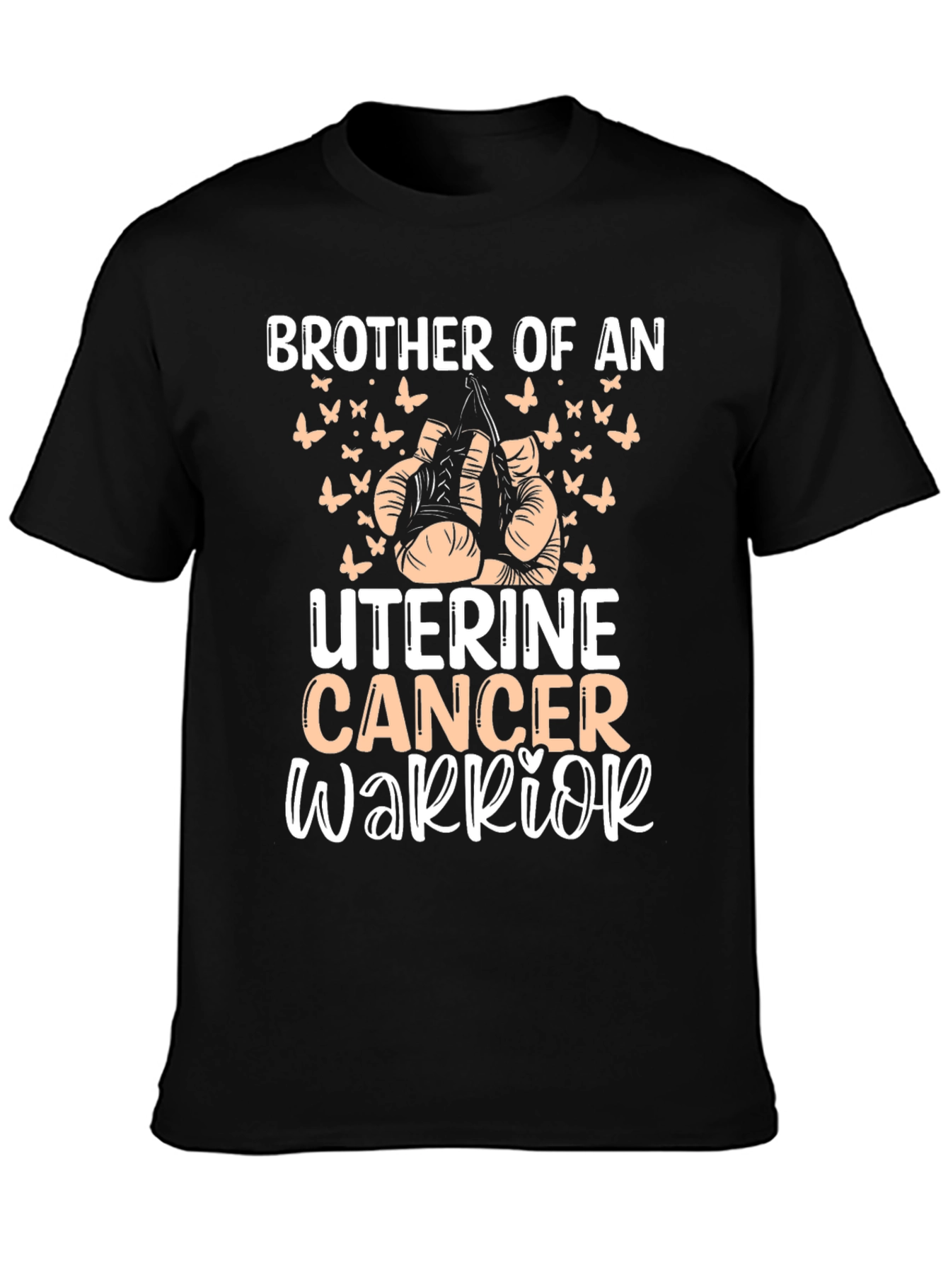 Uterine Cancer Warrior T-Shirt - Brother Support