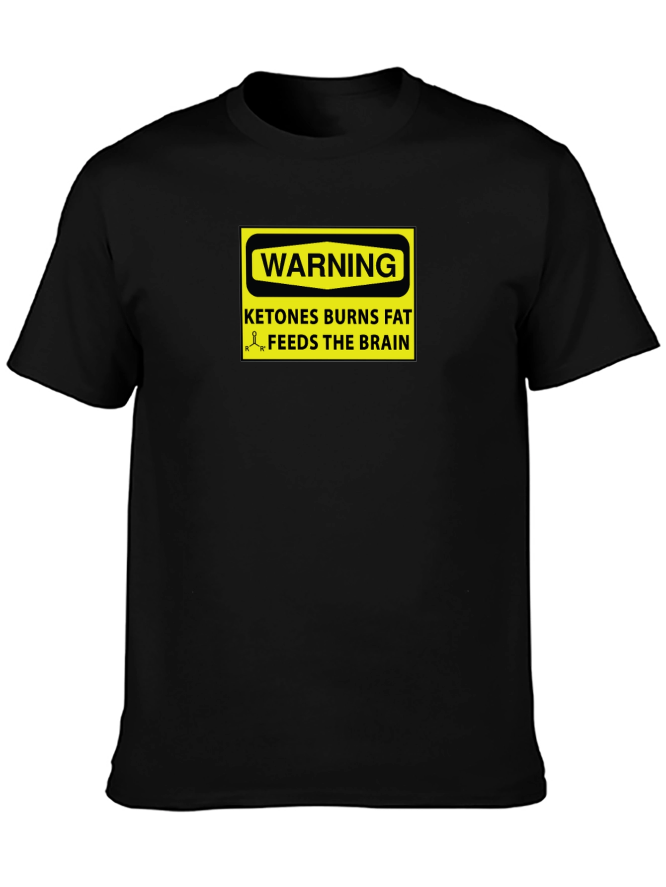 Ketones Burn Fat Graphic Tee - Black