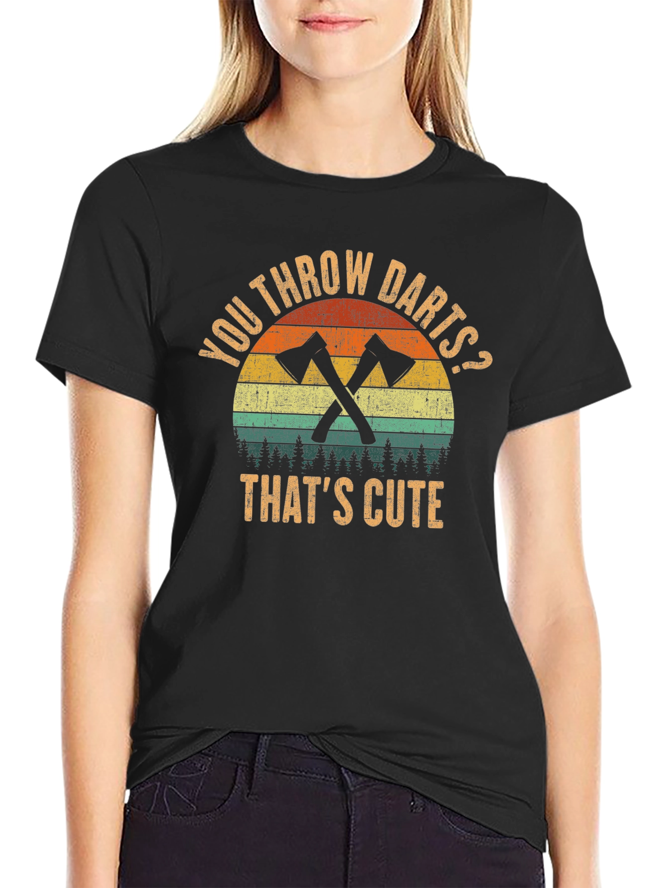 You Throw Darts? Axe T-Shirt