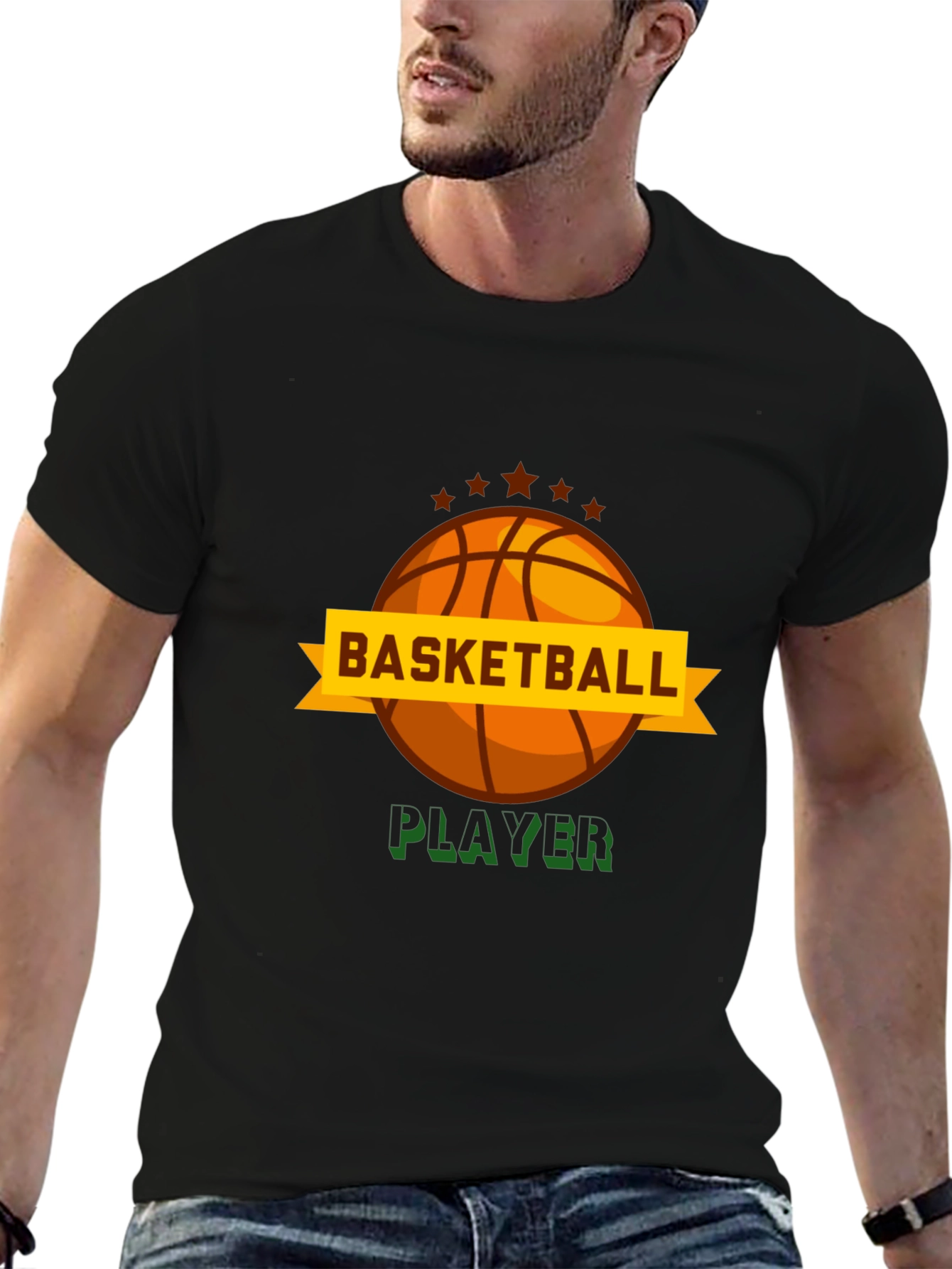 Basketball Player Graphic Tee -  Stylish & Comfortable
