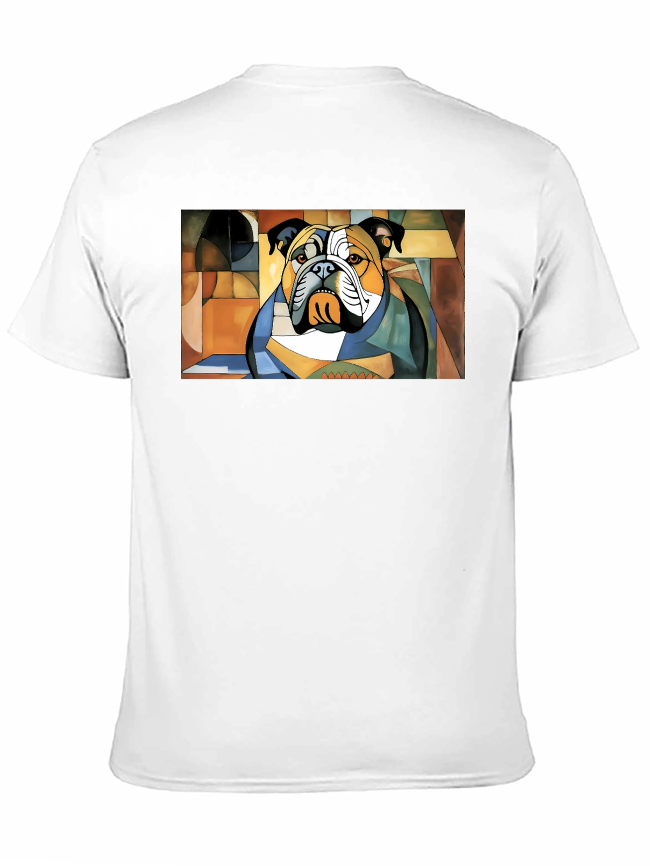 Abstract Bulldog Graphic Tee