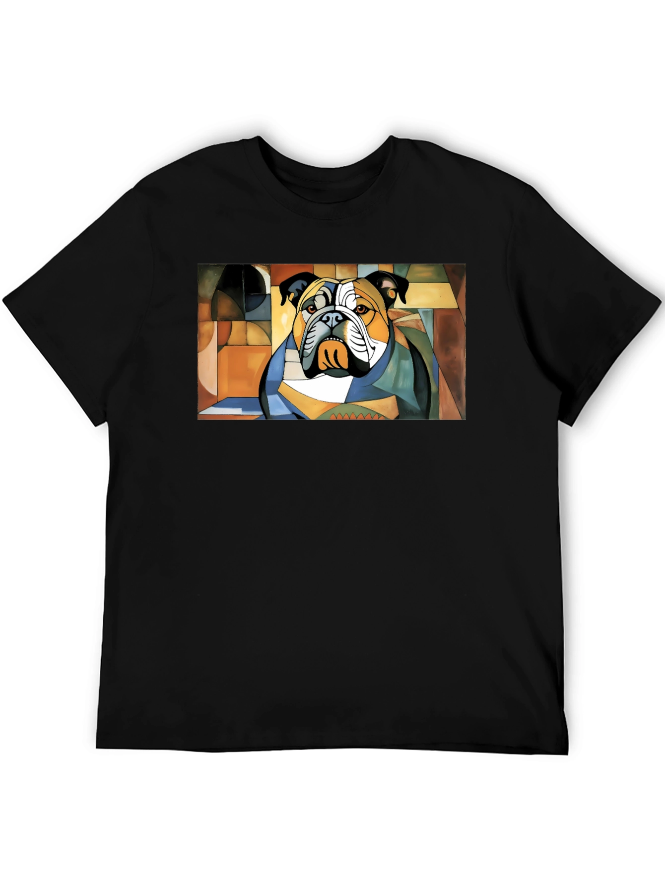 Abstract Bulldog Graphic Tee