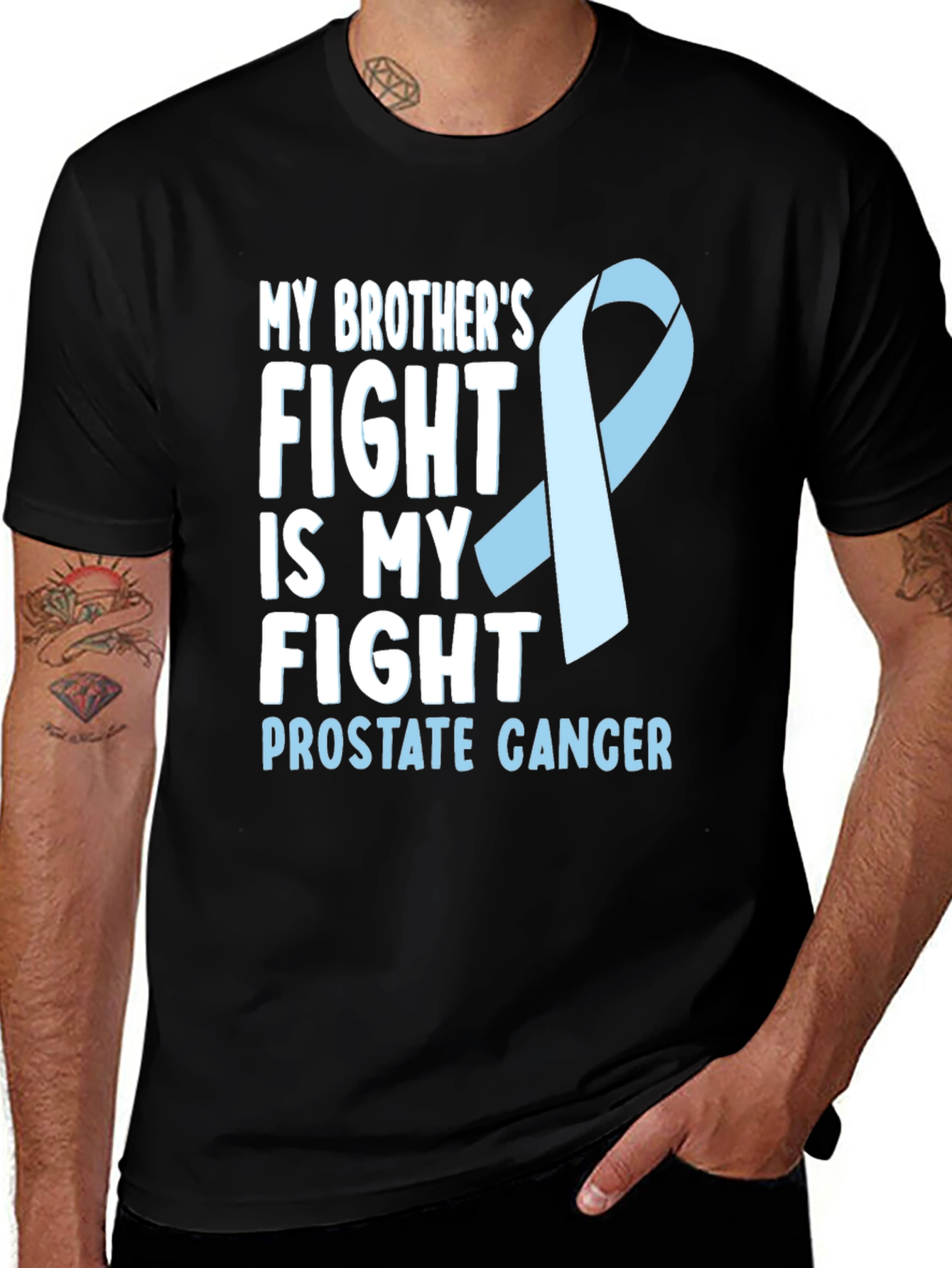 Prostate Cancer Awareness T-Shirt - Brothers Fight