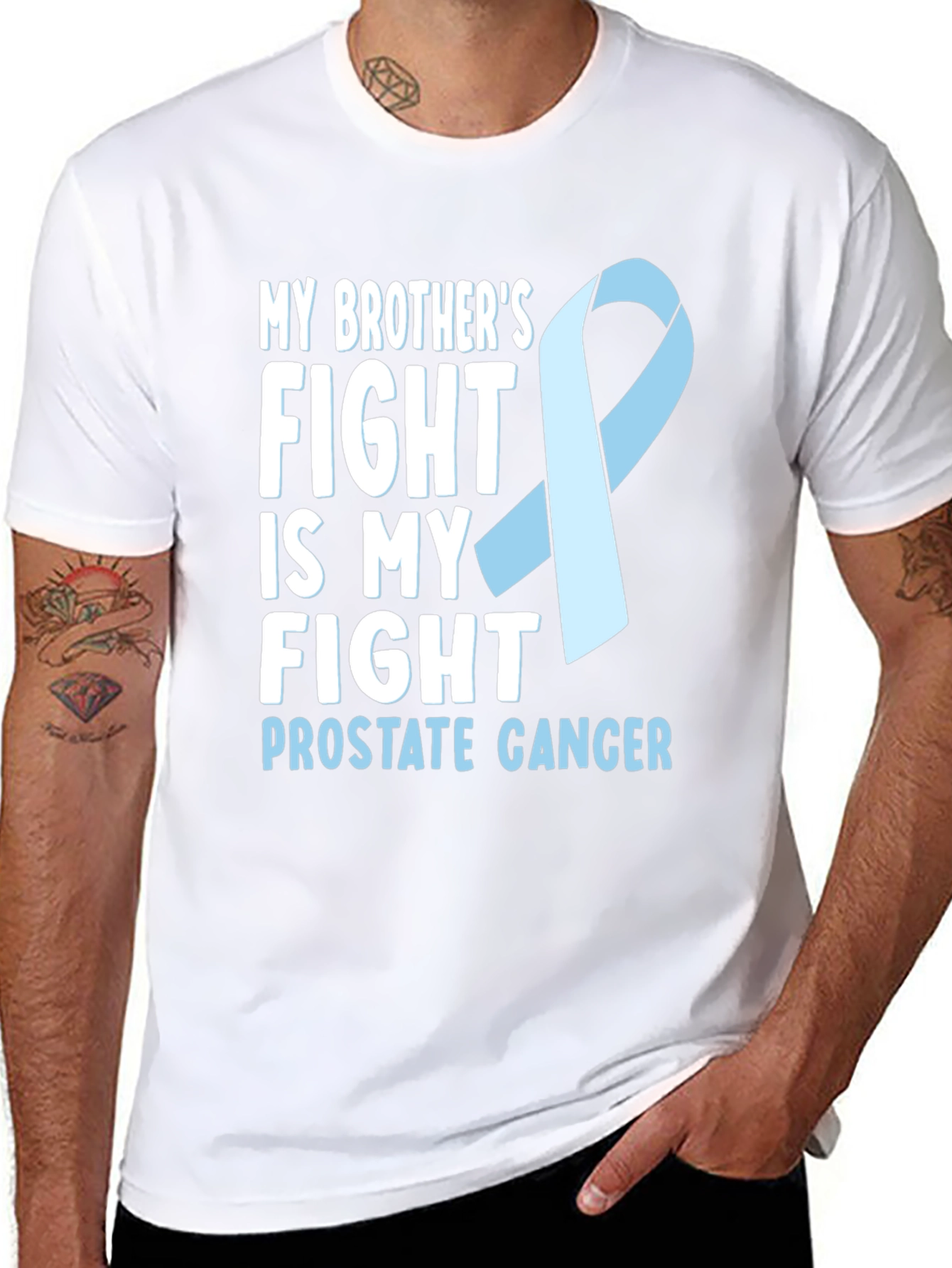 Prostate Cancer Awareness T-Shirt - Brothers Fight