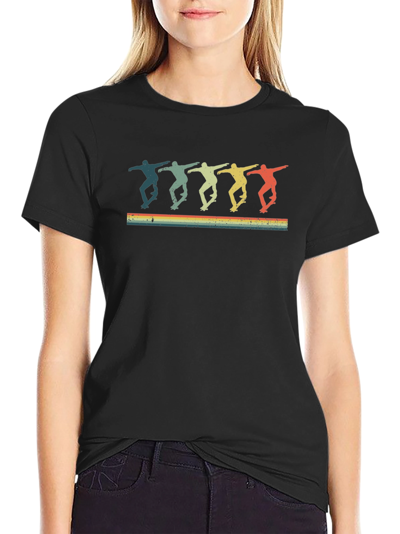 Retro Skateboarder Graphic Tee