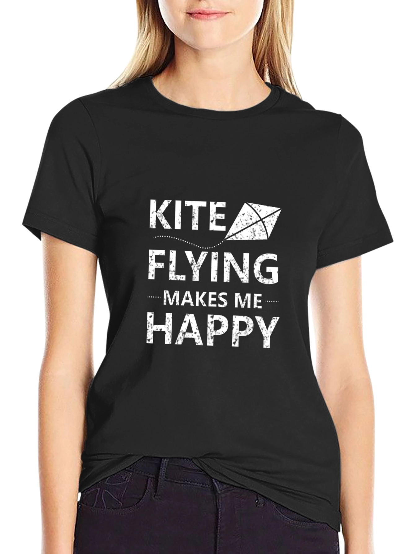 Kite Flying Makes Me Happy Graphic Tee