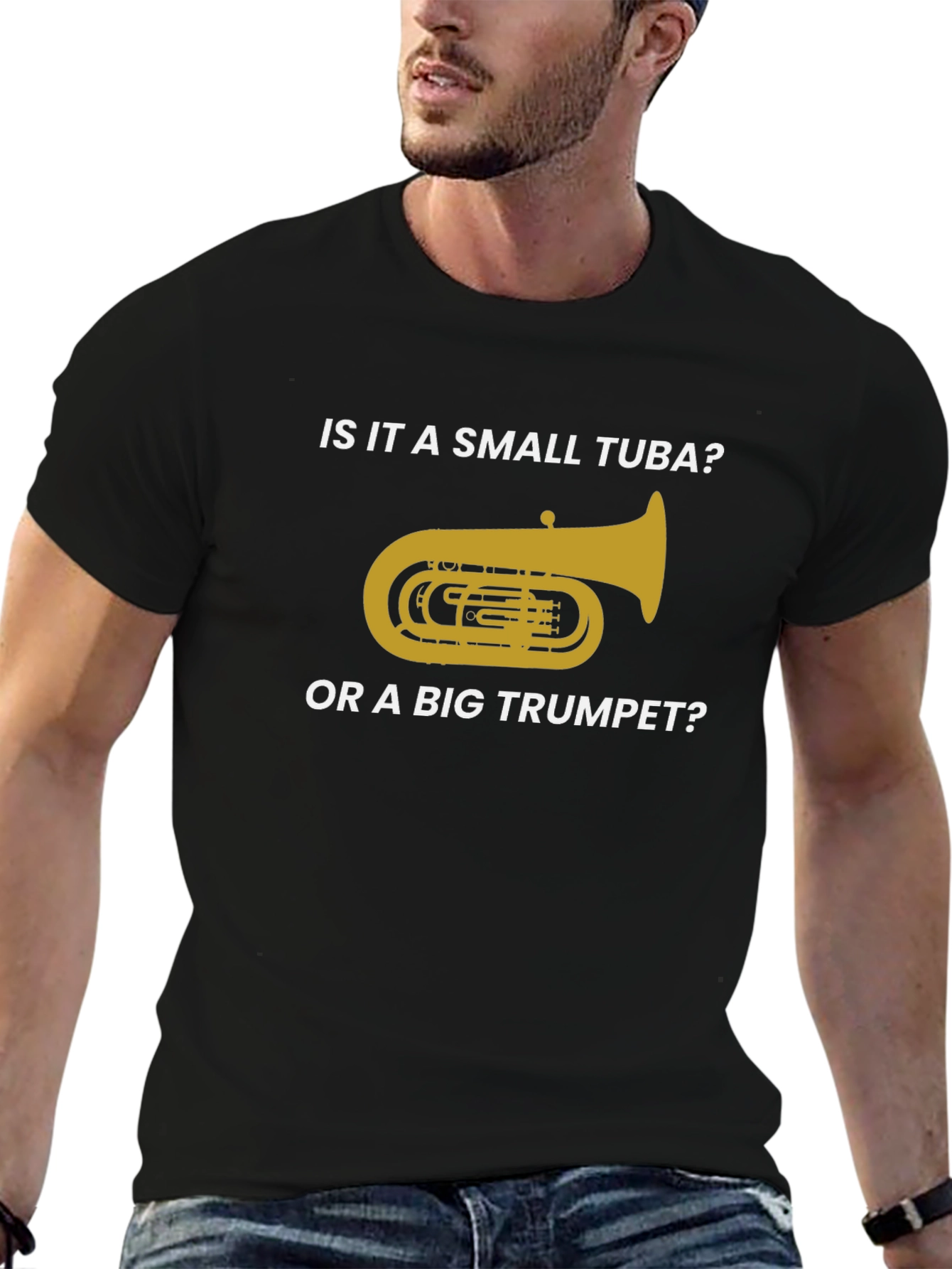 Small Tuba or Big Trumpet Funny Band T-Shirt