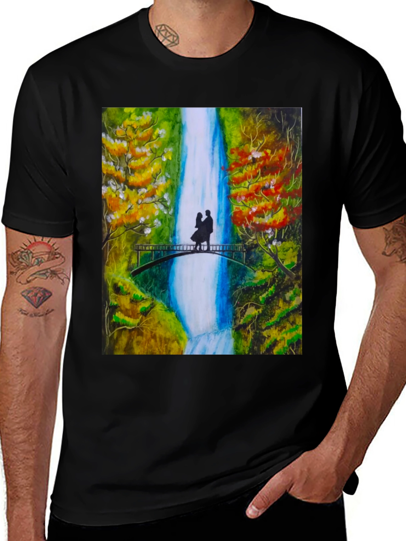 Waterfall Romance T-Shirt