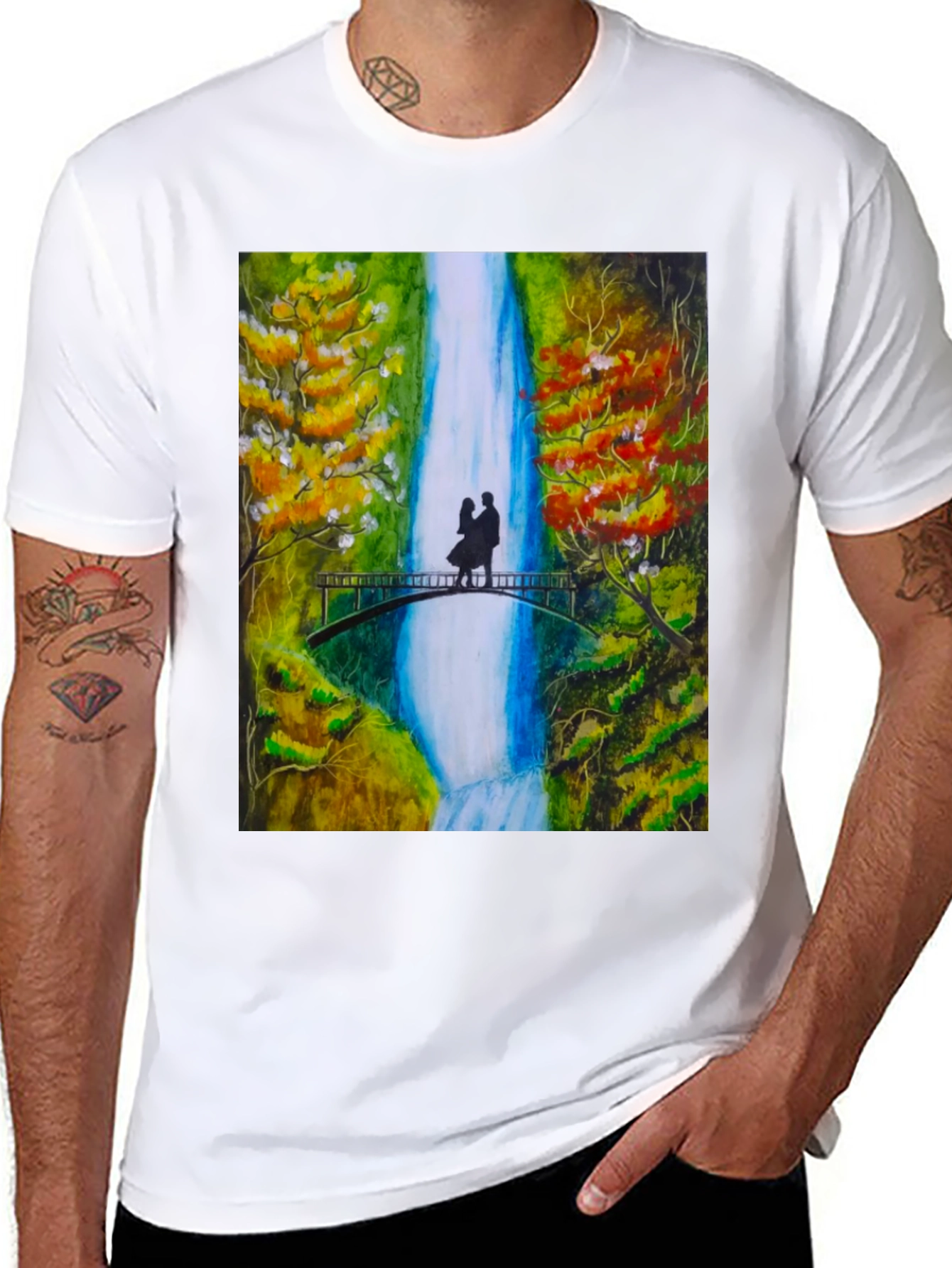 Waterfall Romance T-Shirt