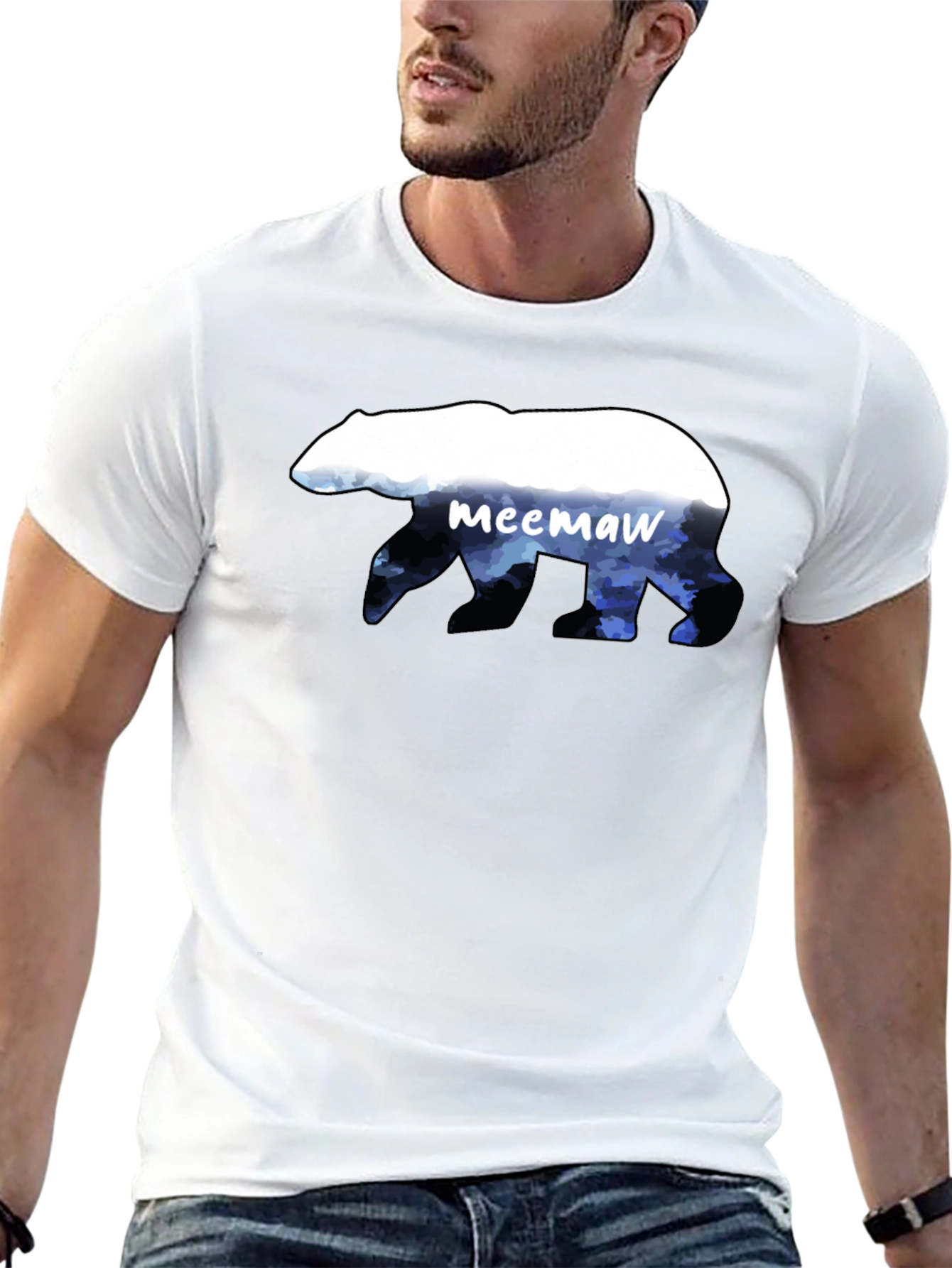 Meemaw Bear Graphic T-Shirt