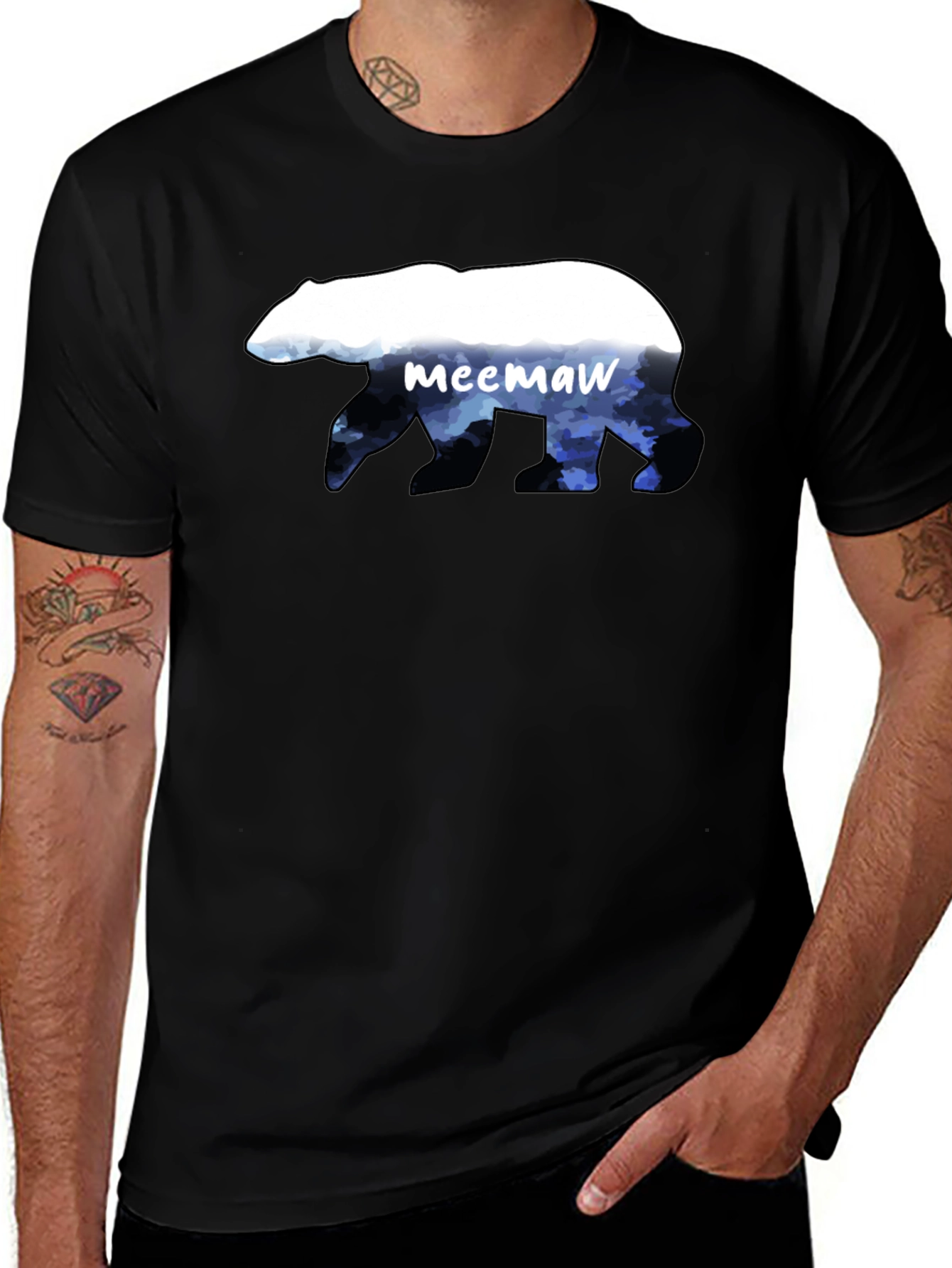 Meemaw Bear Graphic T-Shirt