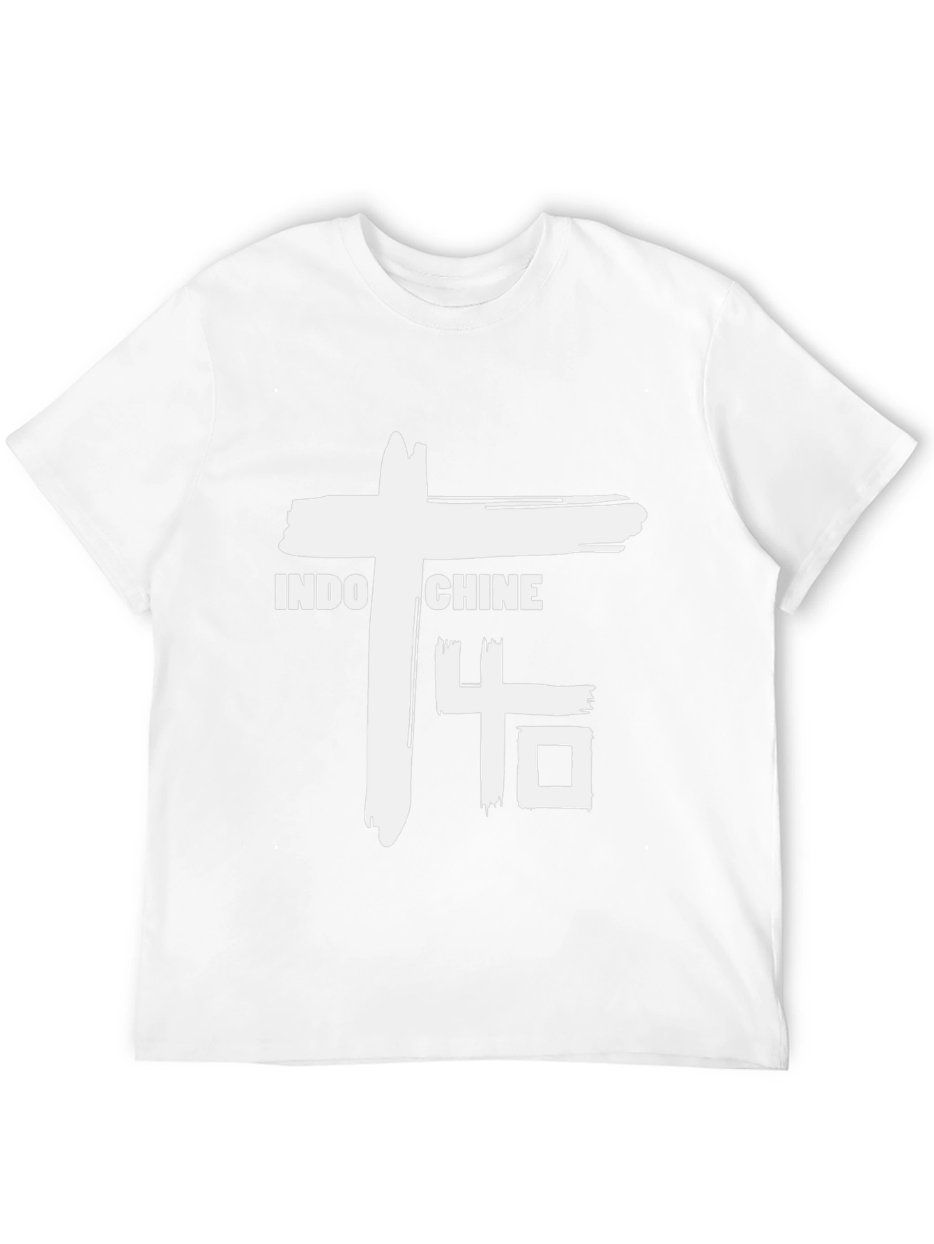 Indochine Band Graphic T-Shirt - Black Cotton Blend Tee