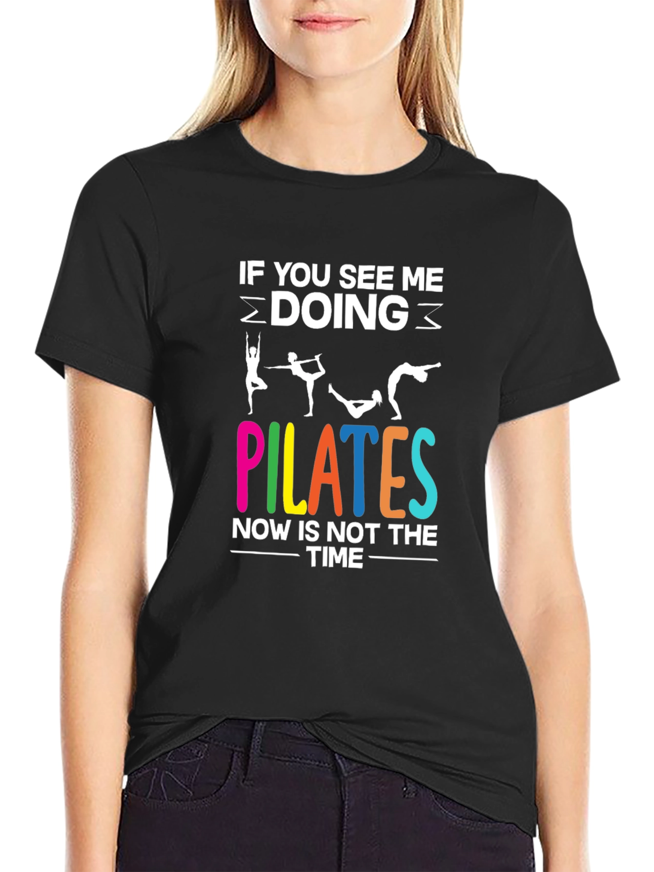 Pilates Graphic Tee - Funny Workout Shirt