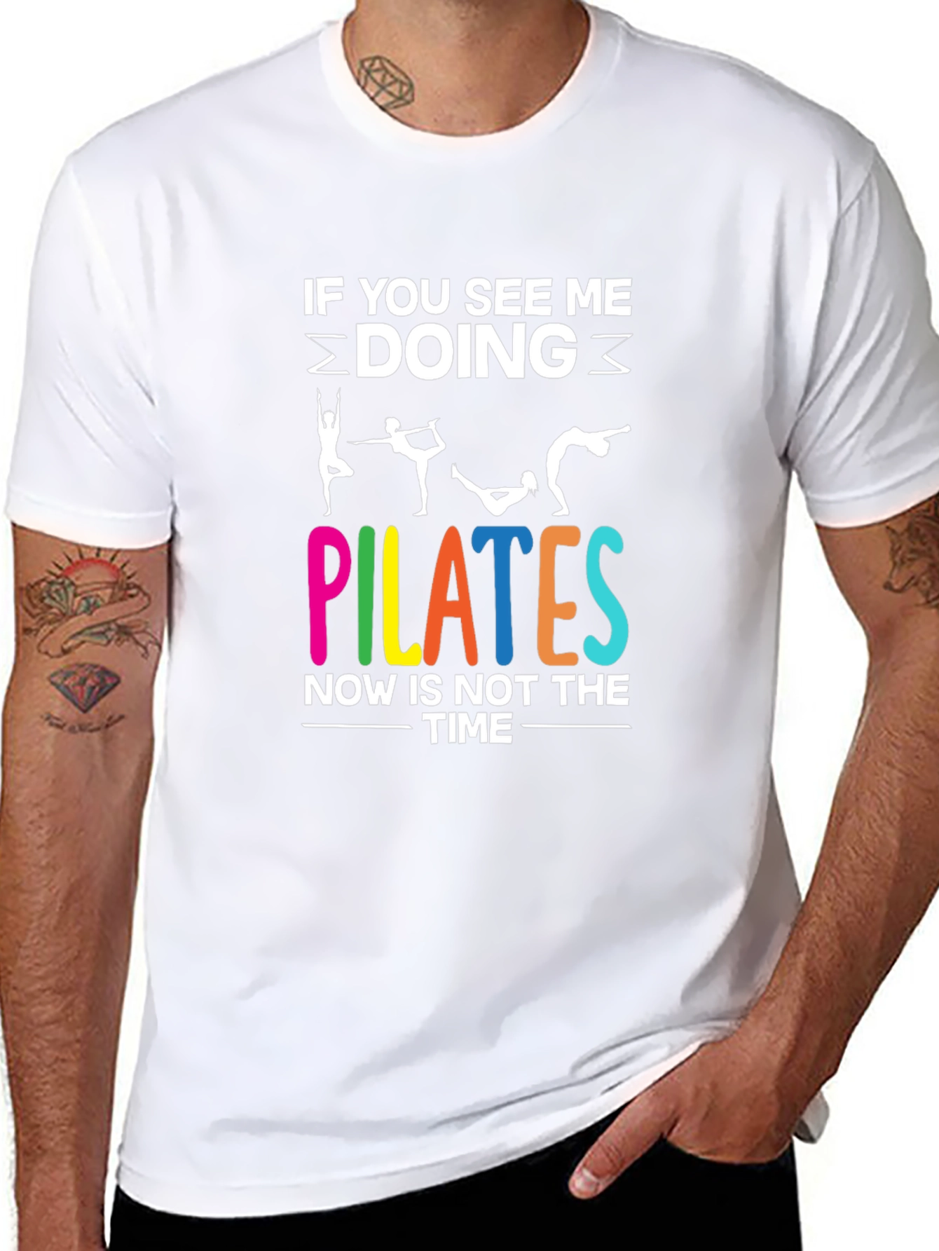 Pilates Graphic Tee - Funny Workout Shirt
