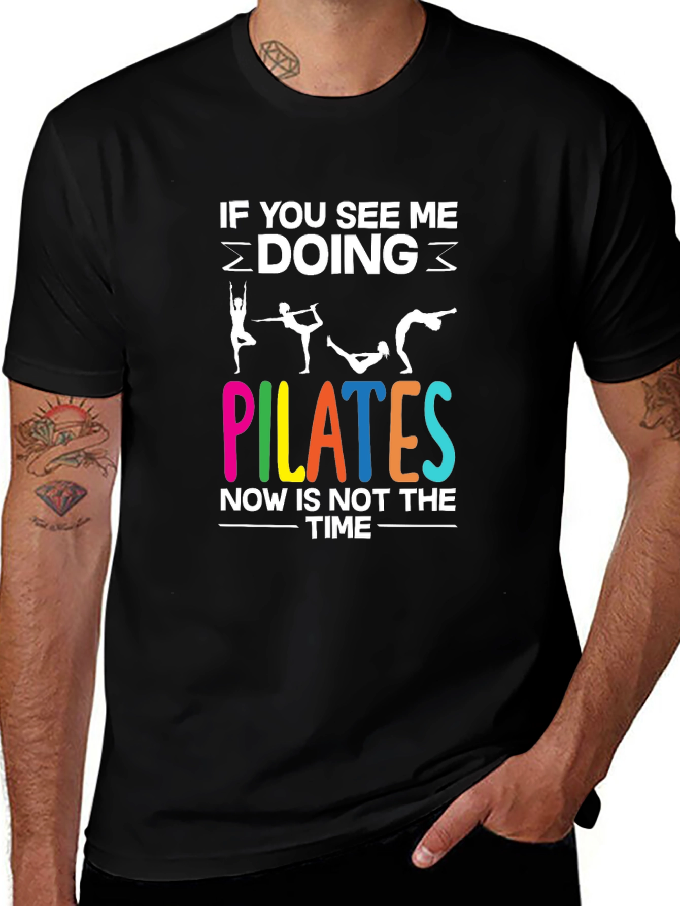 Pilates Graphic Tee - Funny Workout Shirt