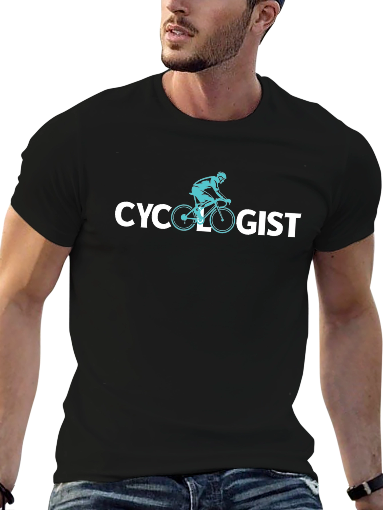 Cyclogist Graphic T-Shirt - Black Comfortable Fit