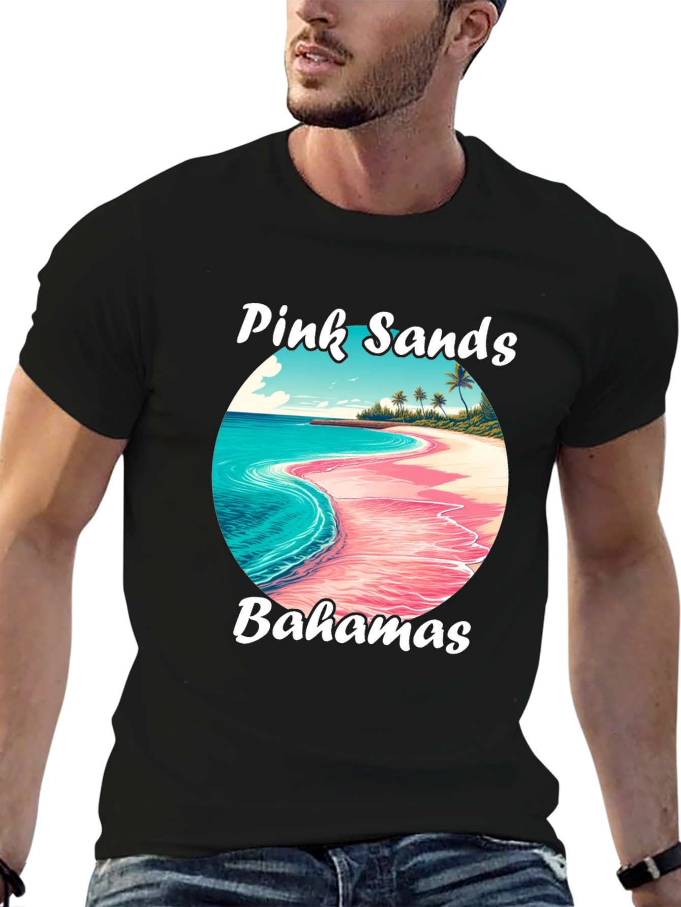 Pink Sands Bahamas Graphic T-Shirt
