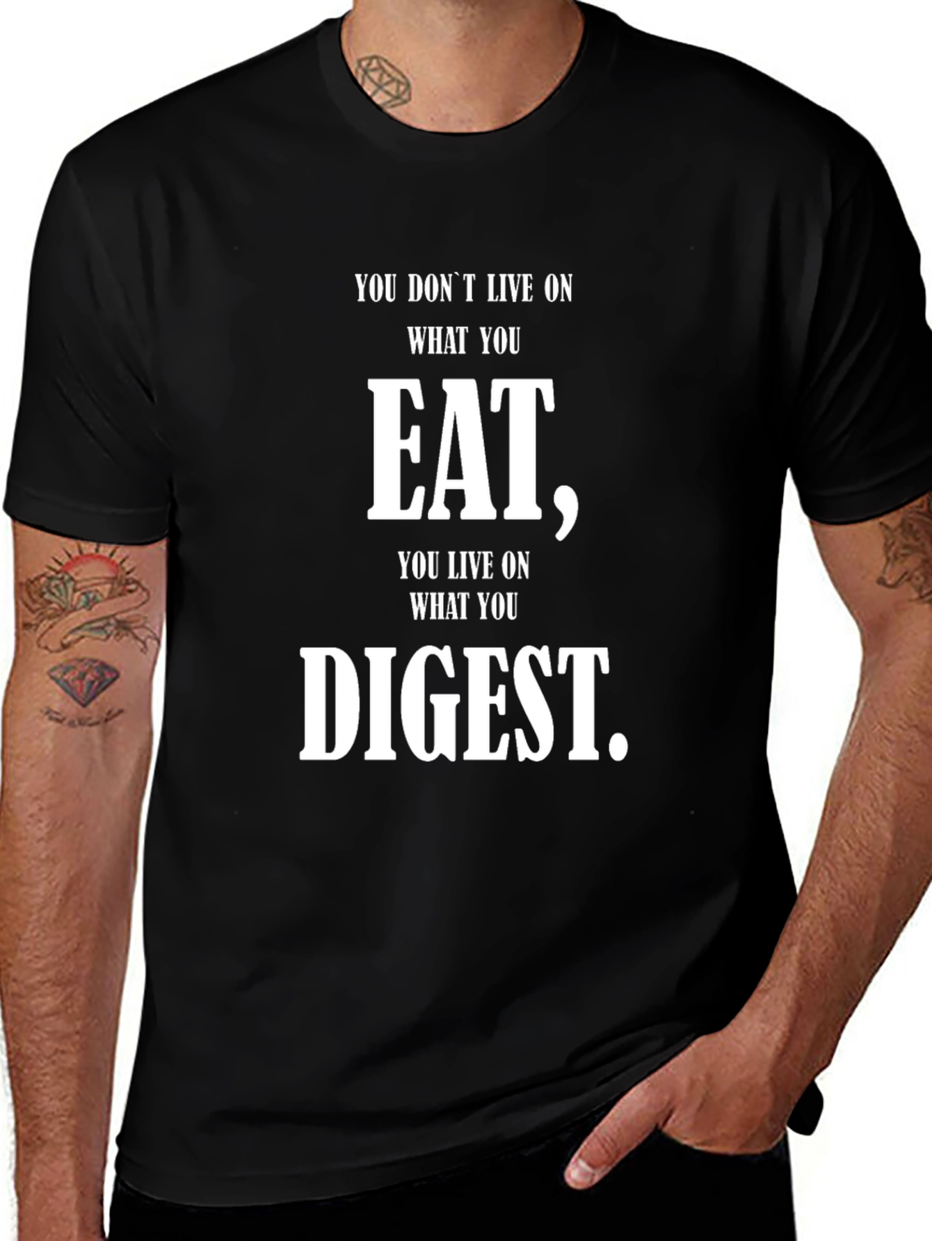 Eat Digest T-Shirt - Nutrition Wisdom Tee