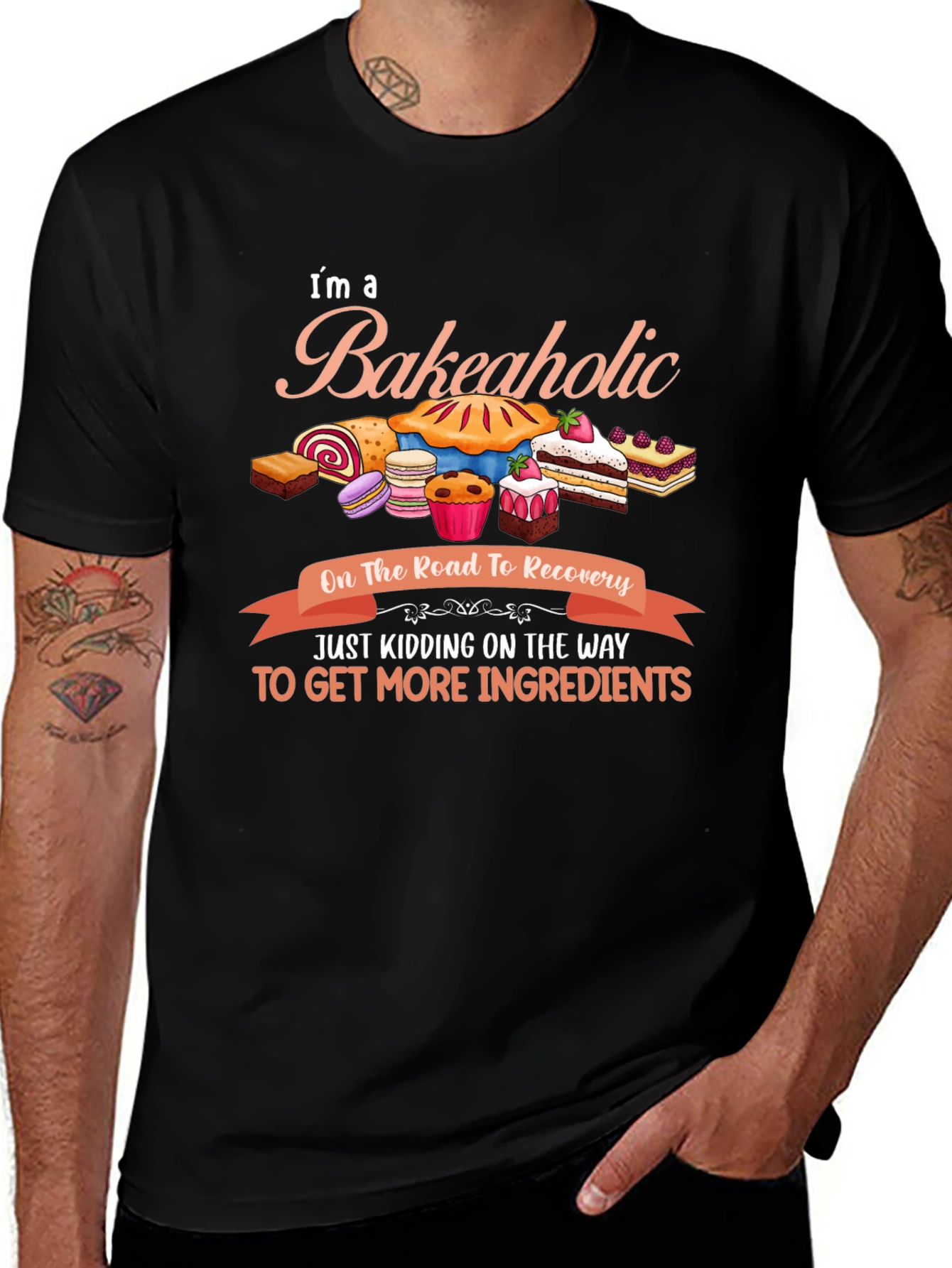Bakeaholic T-Shirt: Baking Lover Gift