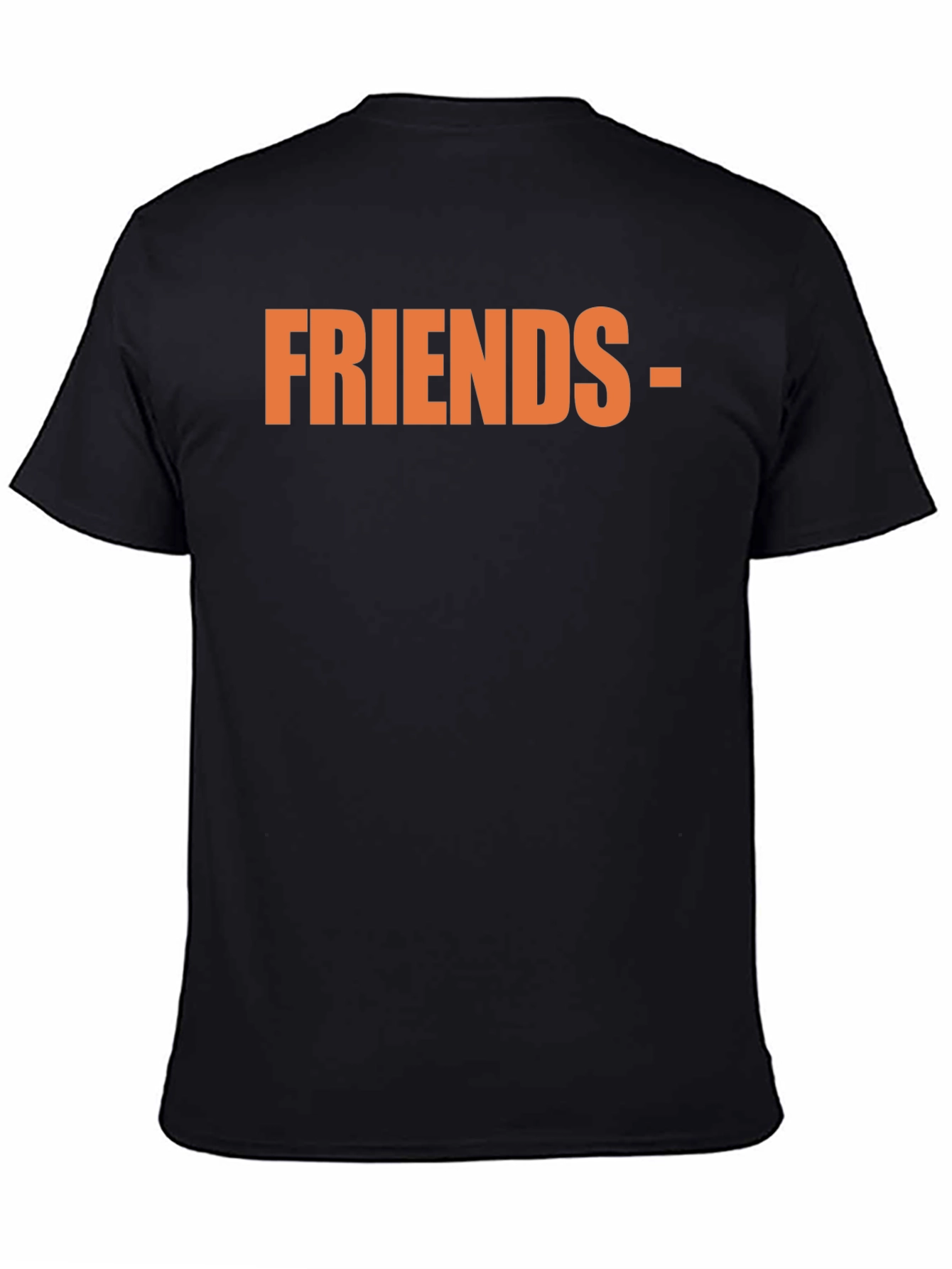 Friends Graphic Tee - Black Casual T-Shirt