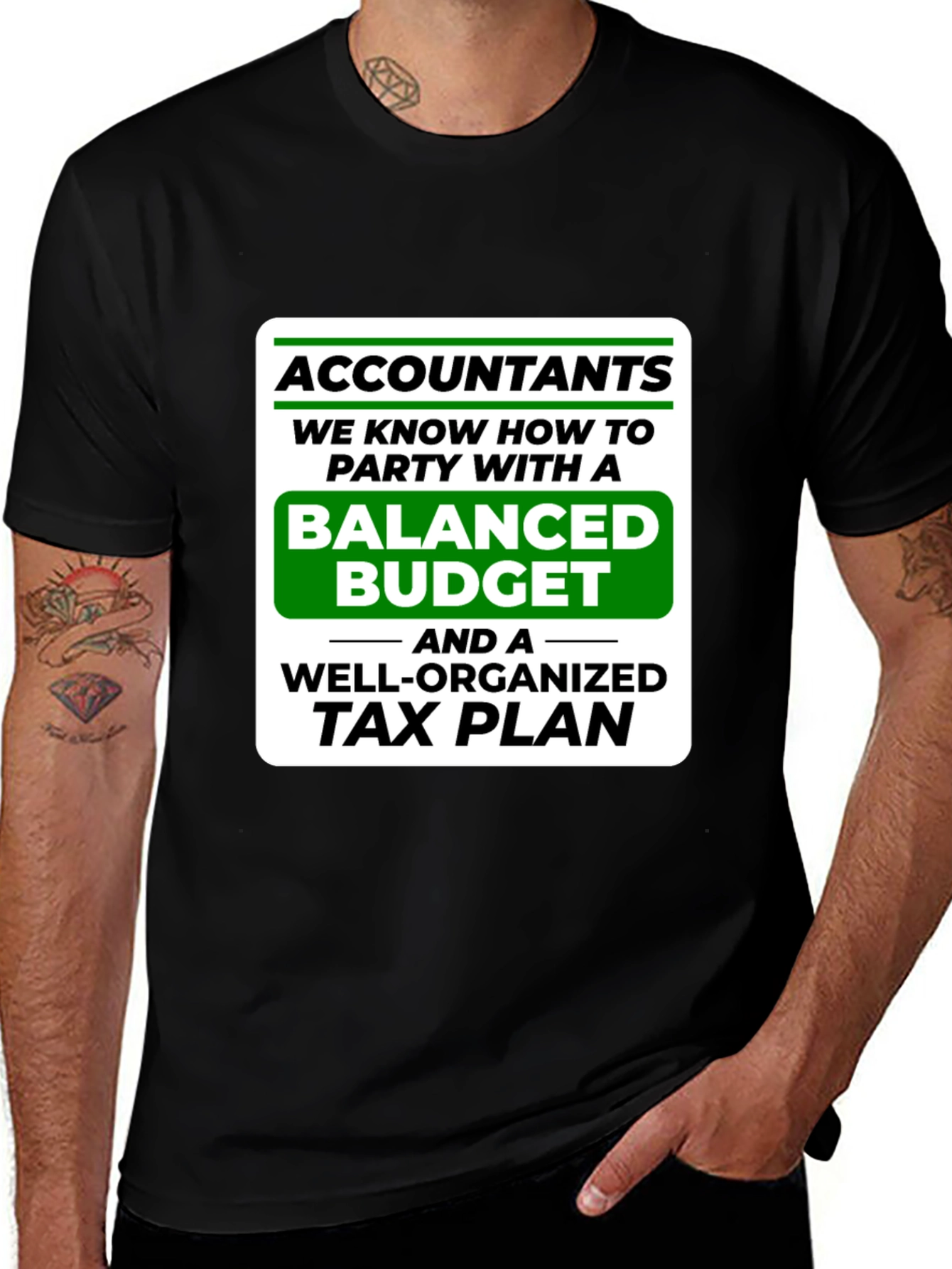 Accountants Party Budget T-Shirt Funny CPA Tee