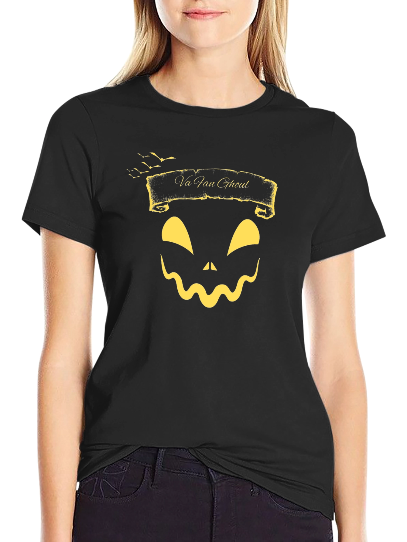 Va Fan Ghoul Halloween Graphic T-Shirt