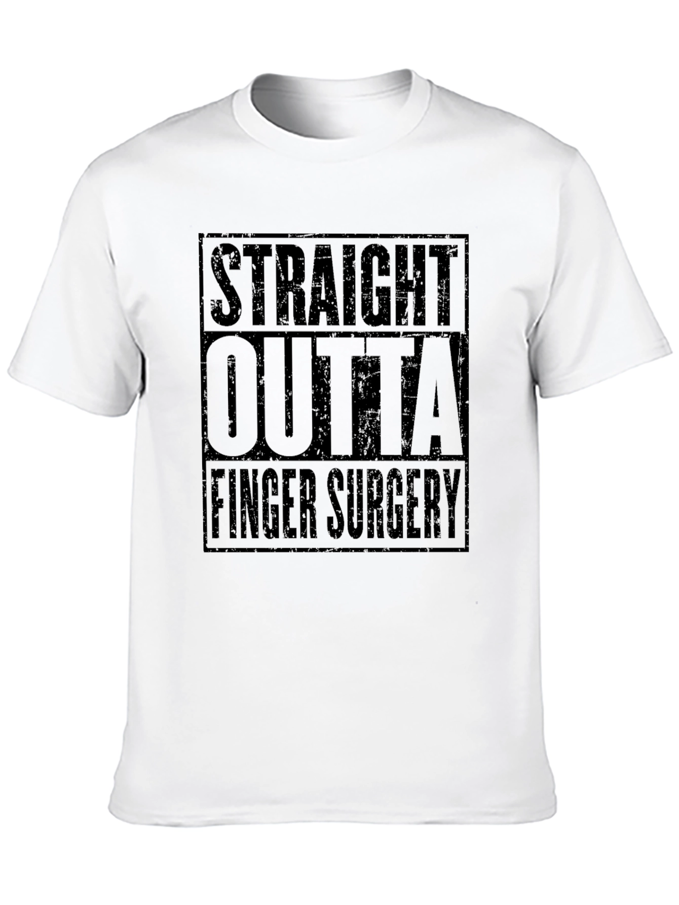 Straight Outta Finger Surgery Graphic T-Shirt
