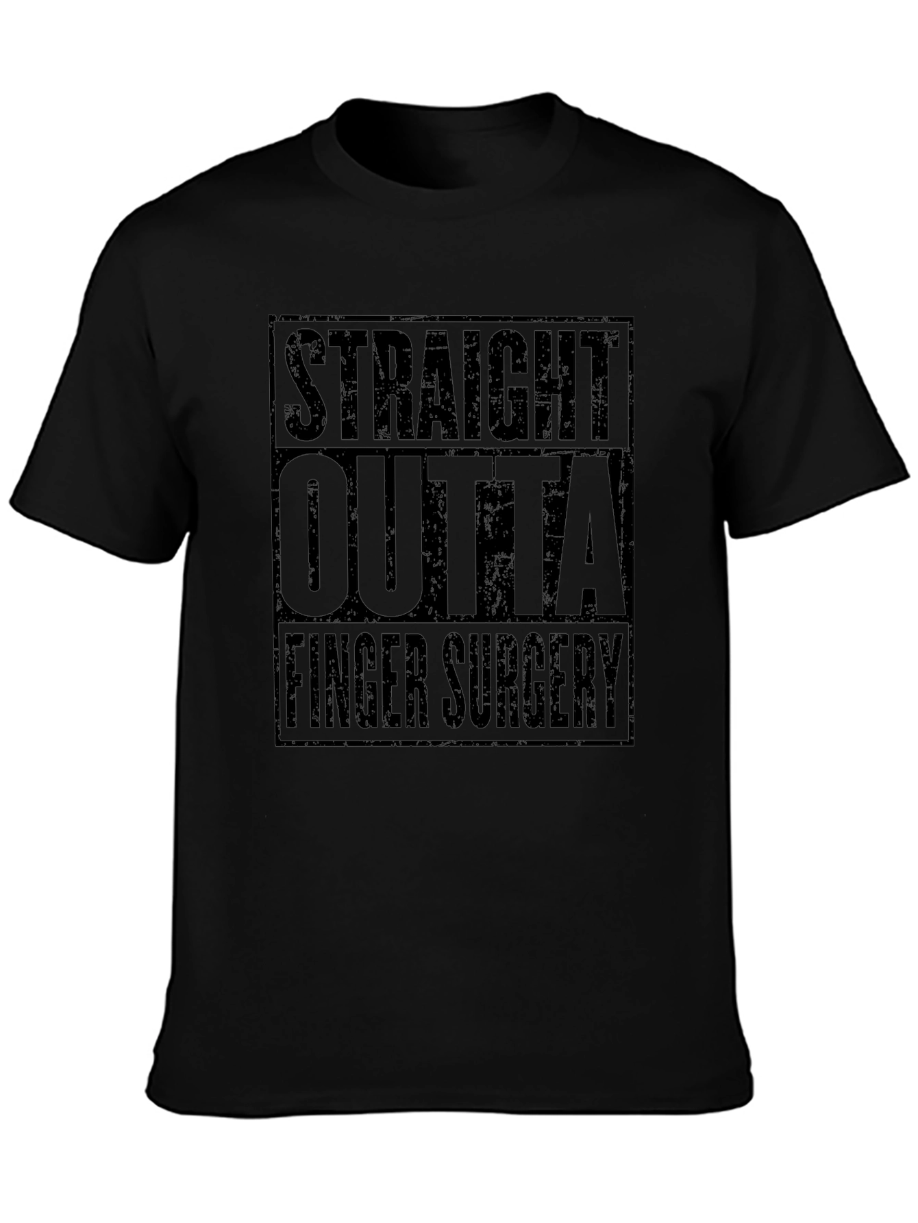 Straight Outta Finger Surgery Graphic T-Shirt